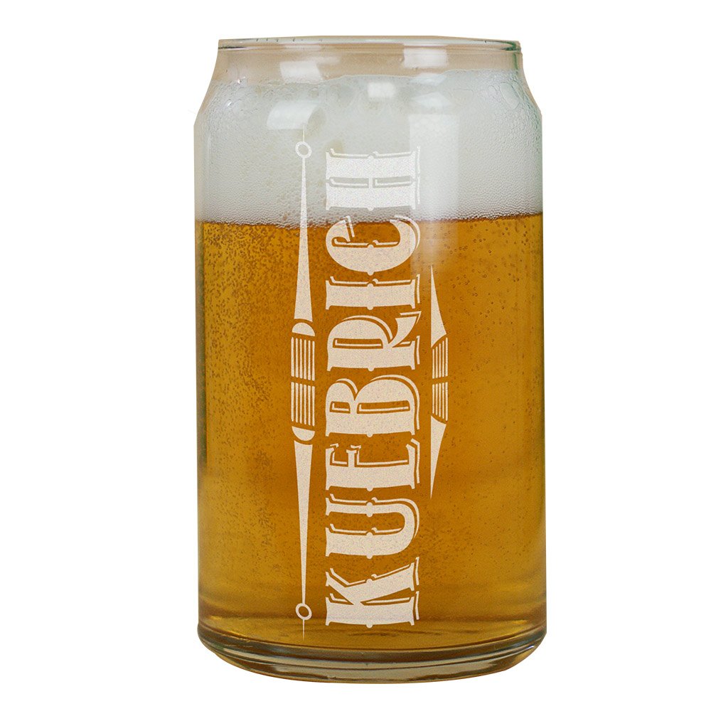 Personalized Engraved Beer Can Glass with Custom Name - Unique Gift for Men, Dad, Husband - Perfect for Parties, Birthdays, Father's Day & Home Bar Decor