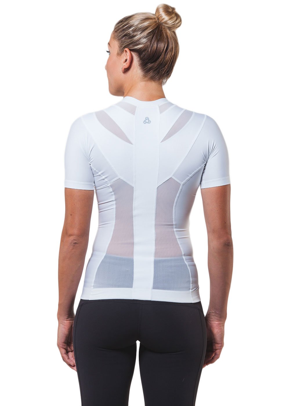ALIGNMED Posture Shirt 2.0 for Women - Adjustable Zipper Back Support Shirt | Improve Posture & Reduce Back Pain | Perfect for Office Work, Yoga & Daily Wear