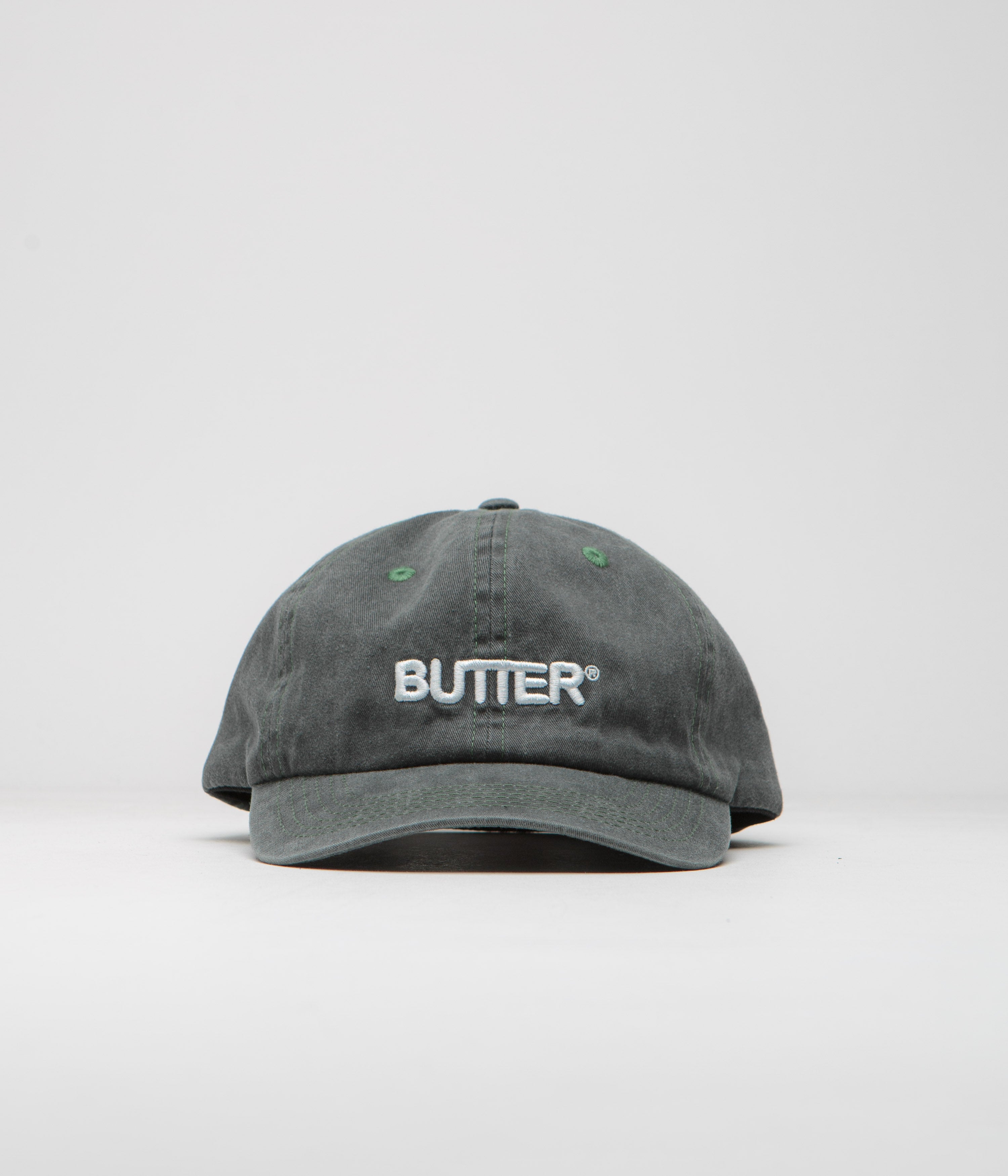 Butter Goods Rounded Logo Baseball Cap - Black Adjustable Dad Hat for Men & Women - Perfect for Casual Wear, Outdoor Activities & Sports