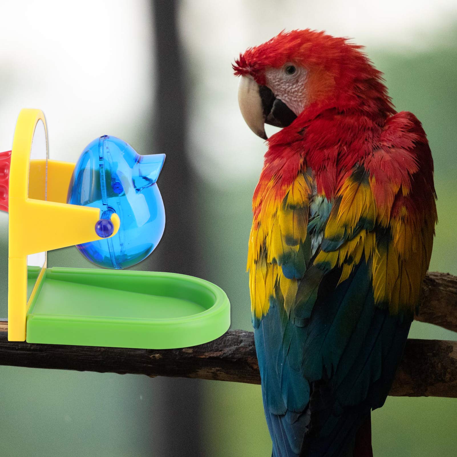 Balacoo Parrot Foraging Toys - Treat Dispensing Feeder & Hanging Puzzle Toy for Intelligence Growth - Fun Cage Enrichment for Parakeets, Cockatiels & Macaws - Perfect for Mental Stimulation & Playtime