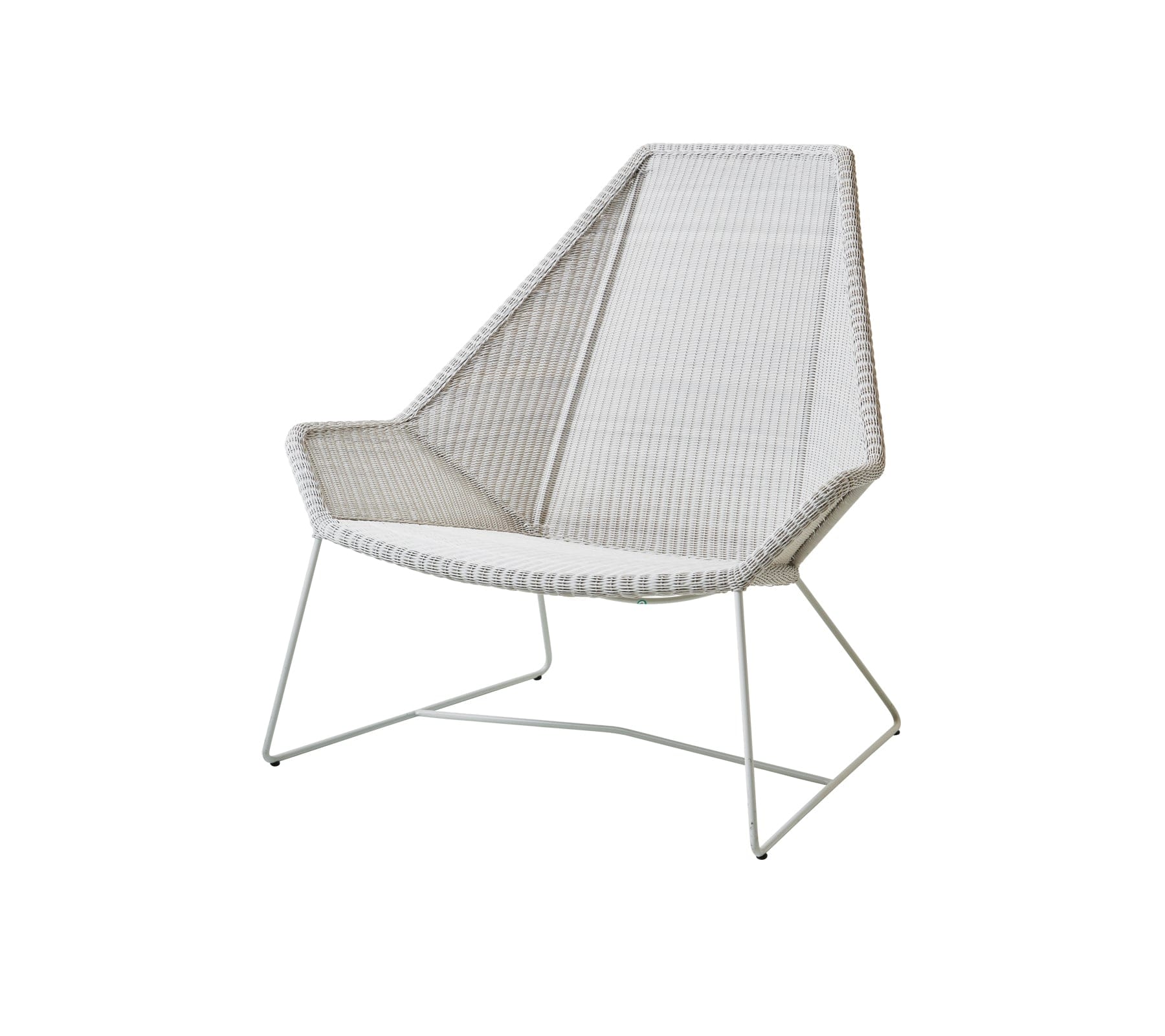 Breeze Highback Outdoor Chair - Comfortable Patio Lounge Chair for Backyard, Poolside, and Garden Relaxation