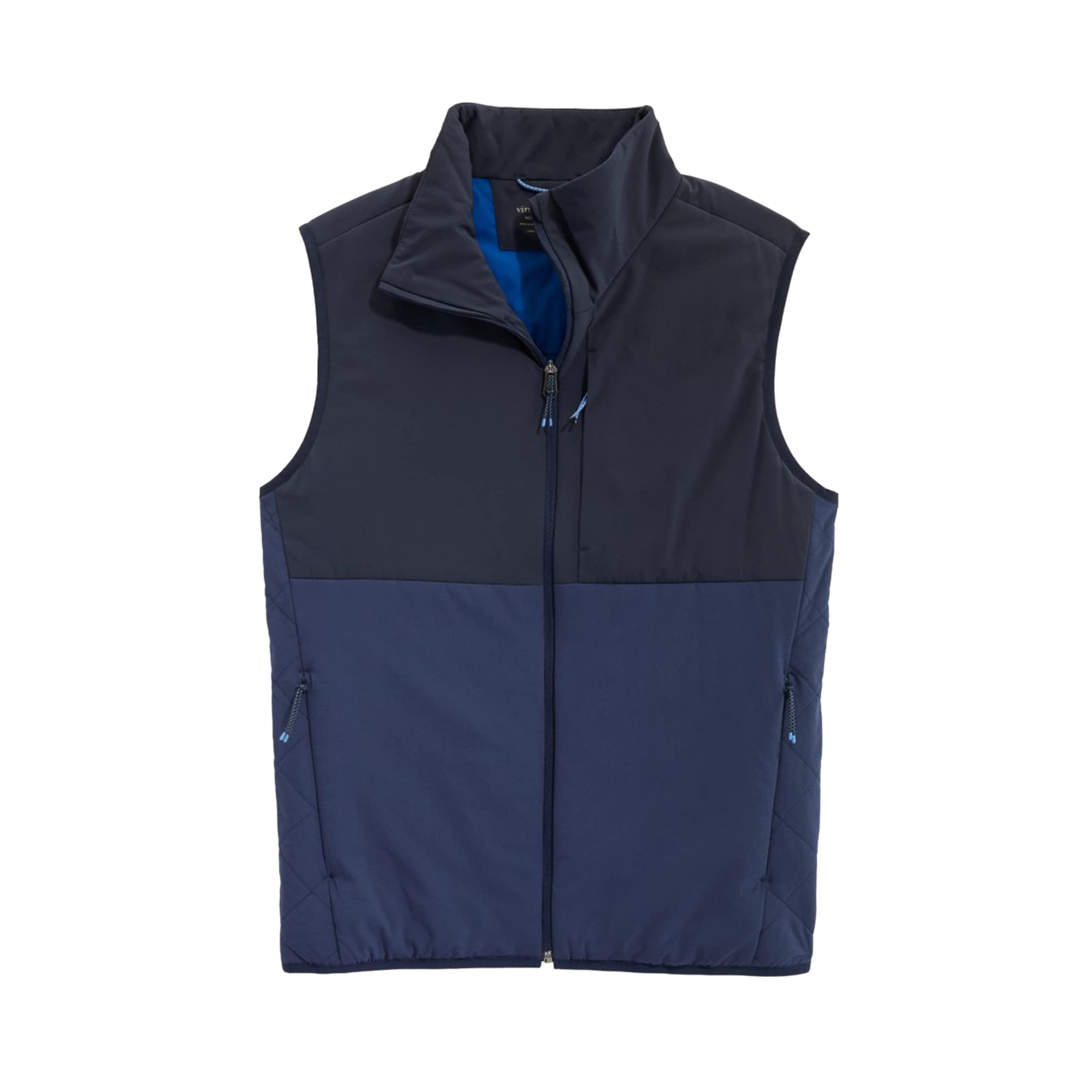 Vineyard Vines Men's Marine Air Vest - Lightweight Puffer Vest for Outdoor Activities, Fishing & Casual Wear