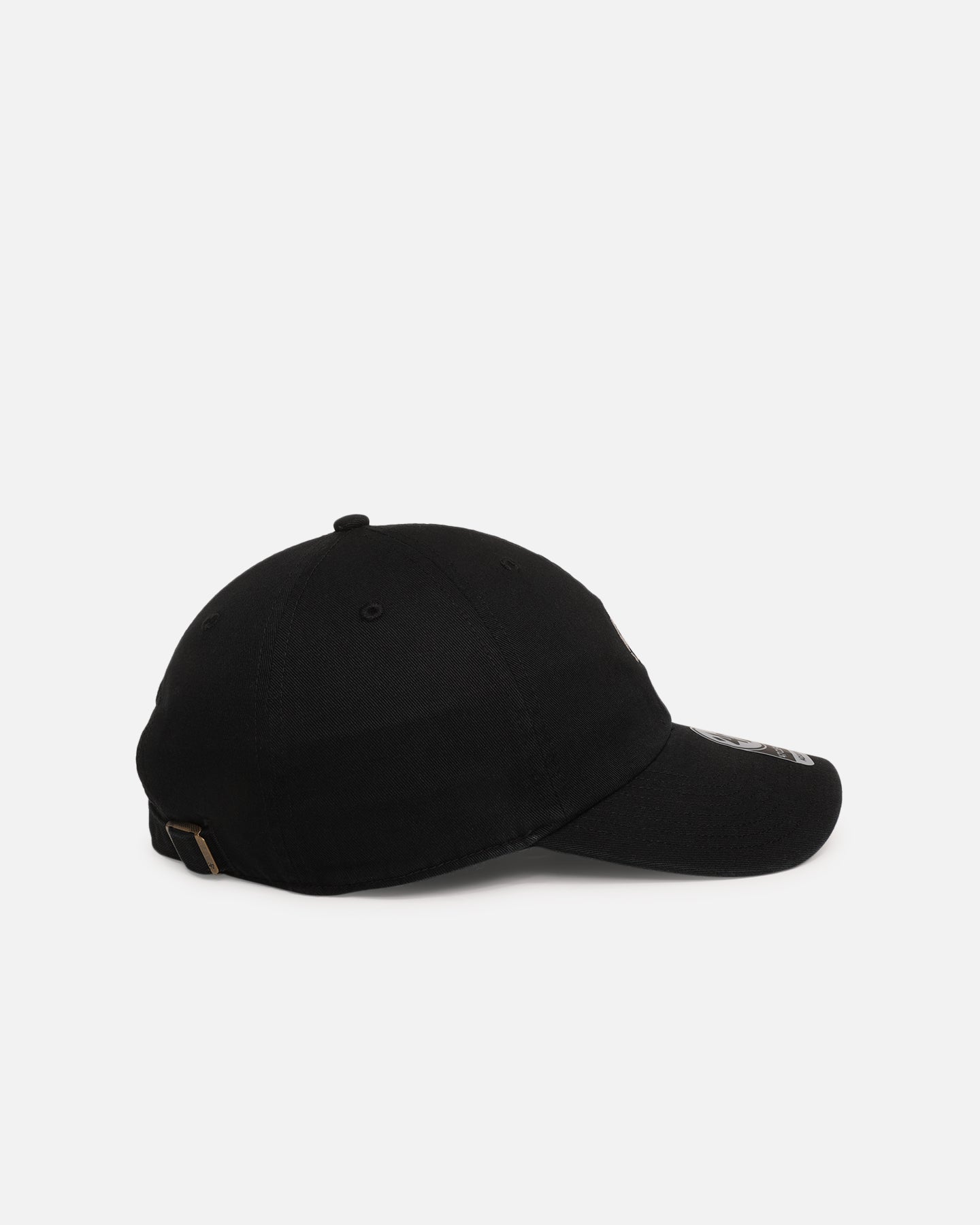 47 Brand Bulldog 'Dog Collection' 47 Clean Up Strapback Black Hat - Adjustable Snapback Cap for Men & Women - Perfect for Casual Wear, Sports, and Outdoor Activities