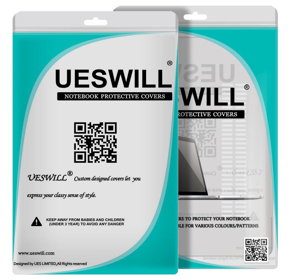 UESWILL Clear Hard Shell Case for MacBook Air 11 inch (Model A1370 A1465) - Crystal Clear Protective Cover | Slim & Scratch-Resistant | Perfect for Work, Travel & School
