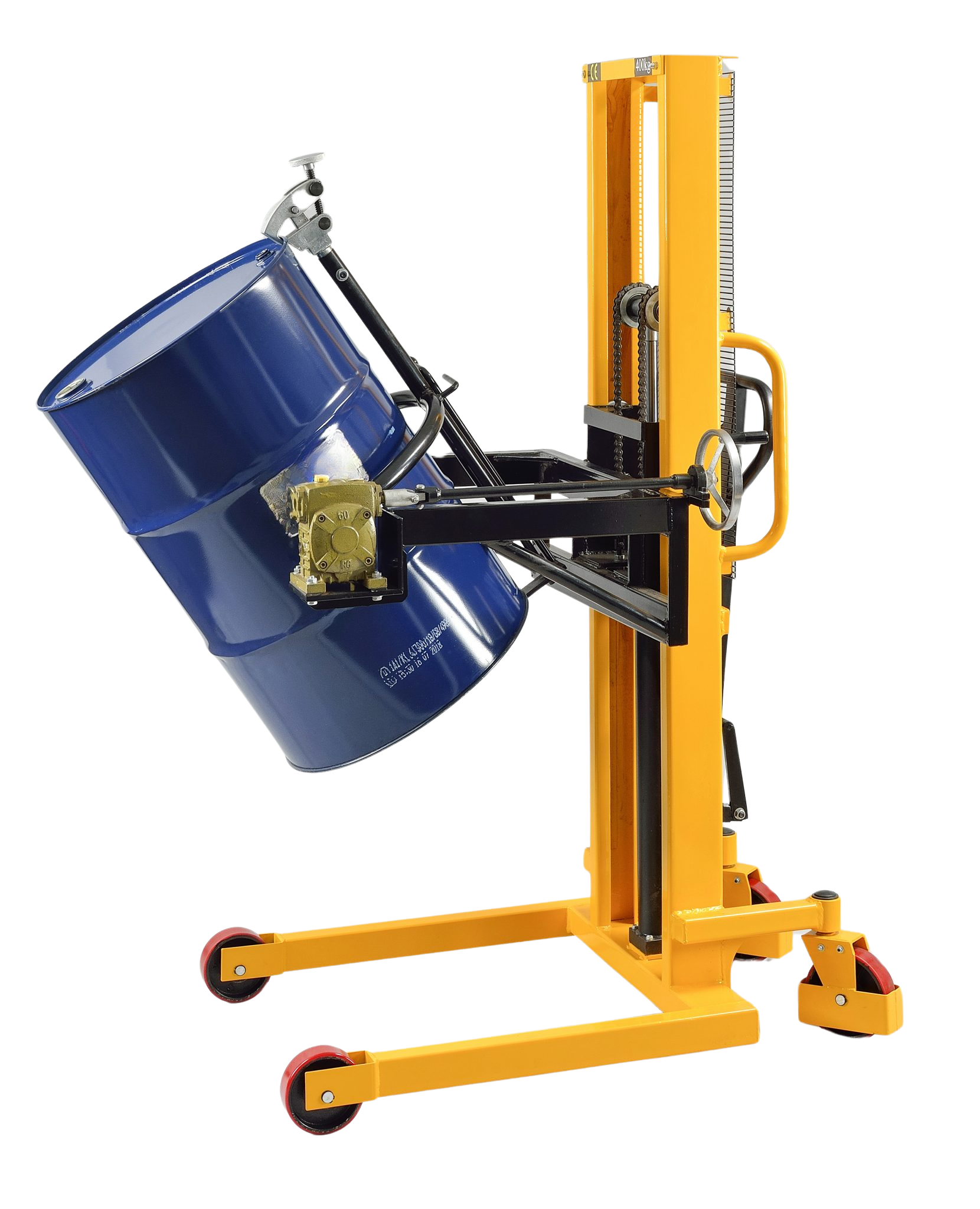 Heavy Duty Hydraulic Drum Stacker & Rotator - Efficient Drum Handling for Warehouses, Factories & Industrial Use