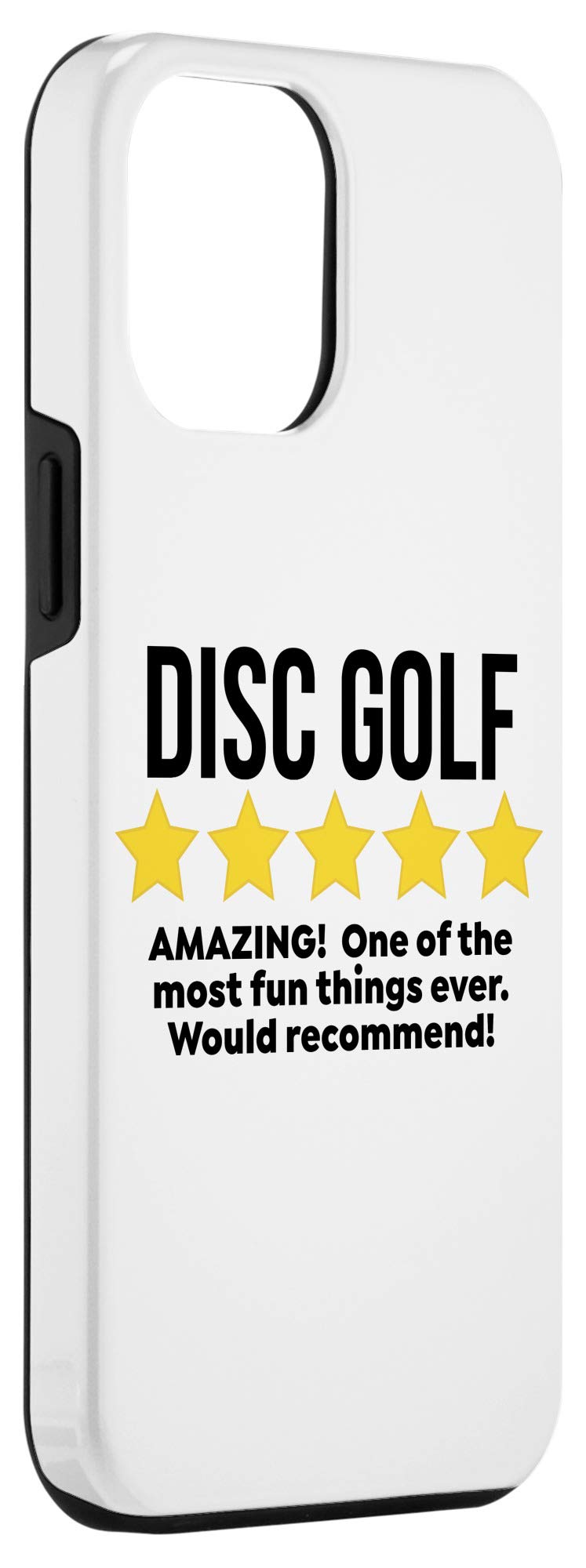 iPhone 12 Pro Max Case - Funny Disc Golf Design - Perfect Gift for Golfers | Durable Protective Cover for Everyday Use & Sports Activities