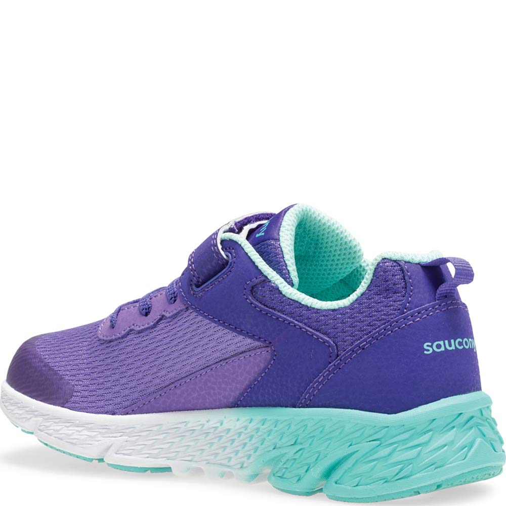 Saucony Kids Wind Alternative Closure Sneakers - Lightweight Running Shoes for Boys & Girls - Perfect for School, Sports, and Everyday Play