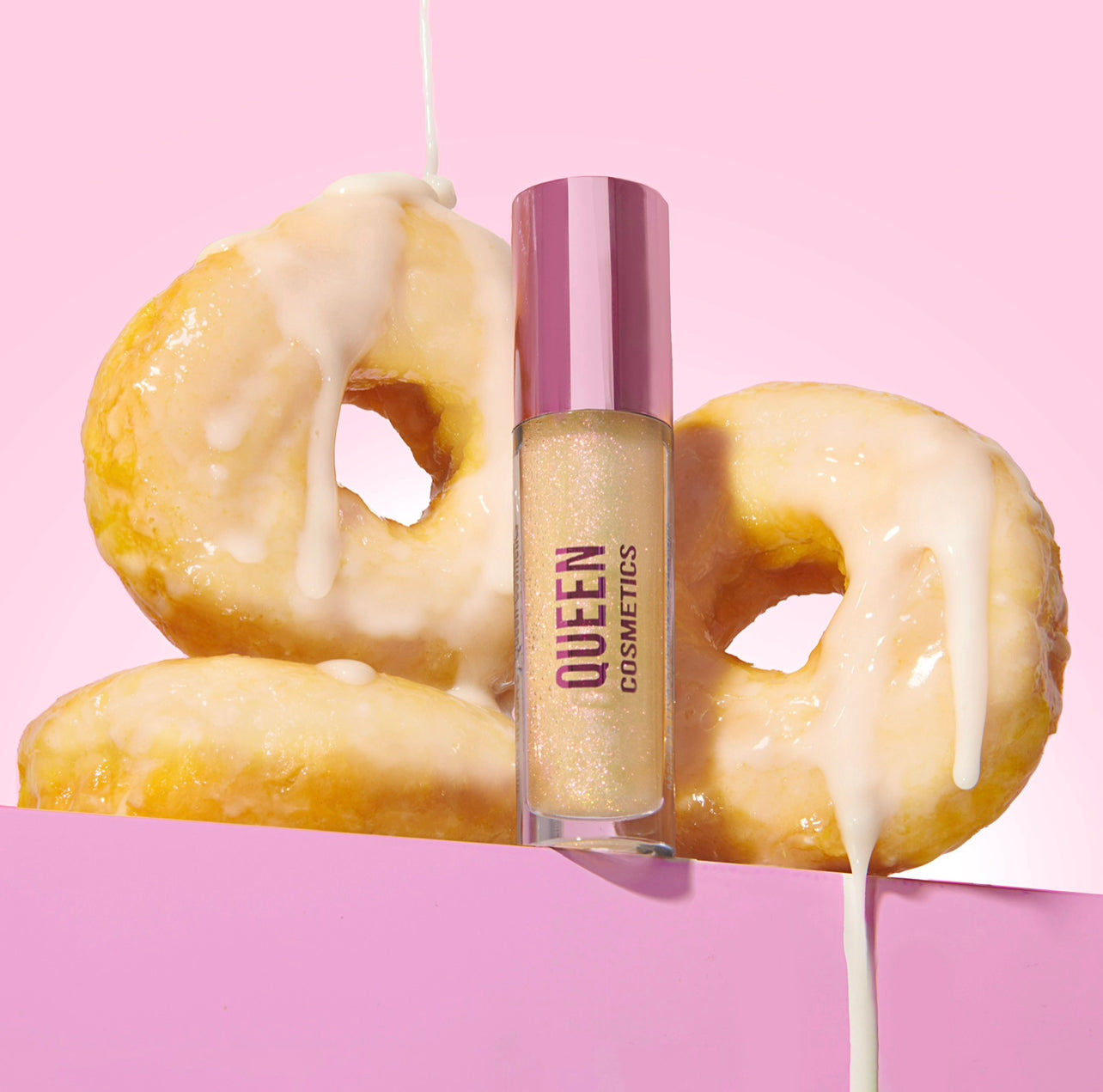 Glazed Donut Mega Volume Lip Enhancer - Plumping Lip Gloss for Fuller Lips | Perfect for Everyday Wear & Special Occasions