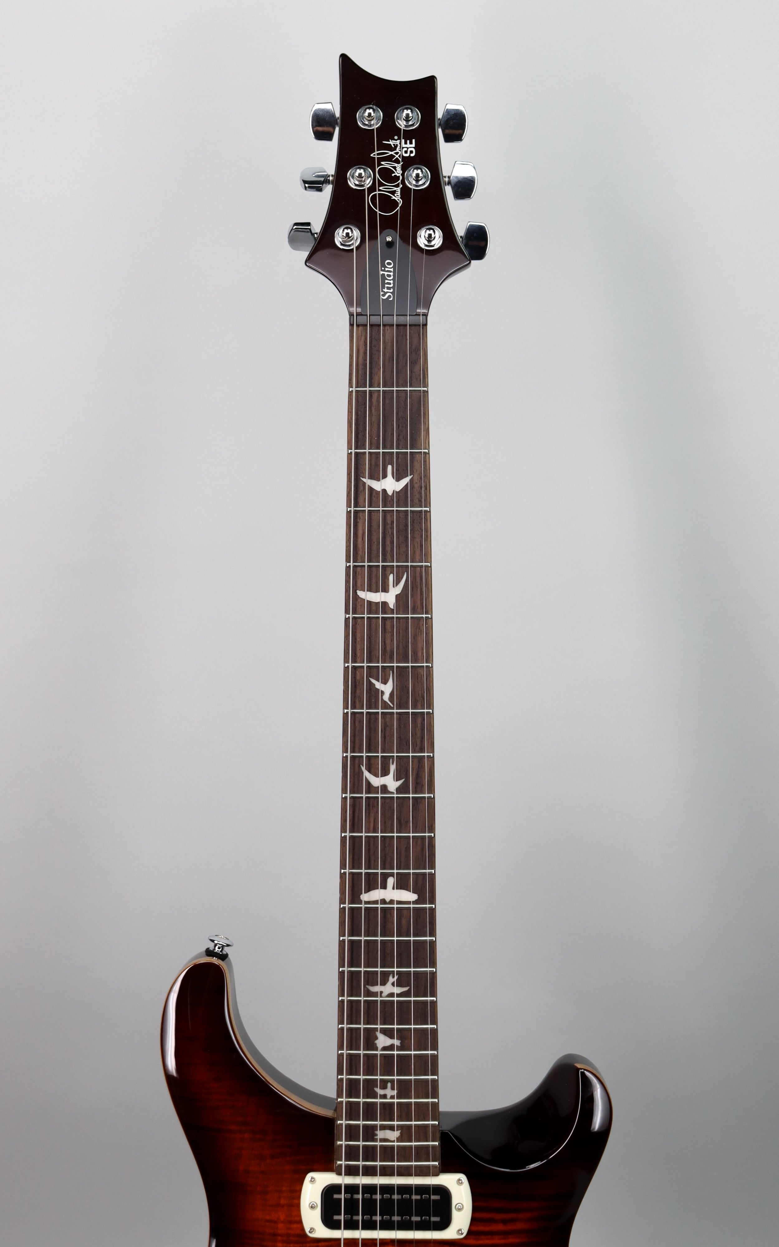 Paul Reed Smith SE Studio Electric Guitar - Orange Tiger Smokeburst Finish | Professional Grade for Stage & Studio Performances