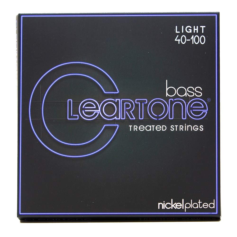 Cleartone Nickel Plated Steel Electric Bass Guitar Strings (40-100 Gauge) - Professional Quality for Rock, Jazz & Studio Recording