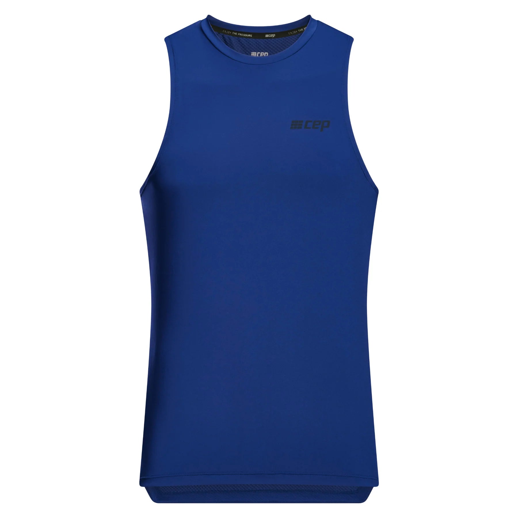 CEP Men's Performance Run Tank Top v5 - Breathable Round Neck Athletic Shirt for Running & Workouts - Dark Blue