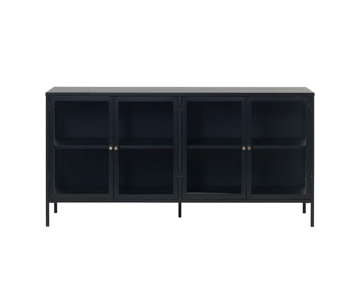 Dion 4-Door Storage Cabinet - Organize Your Home, Office, or Garage - Perfect for Bedroom Closet, Living Room & Entryway Storage