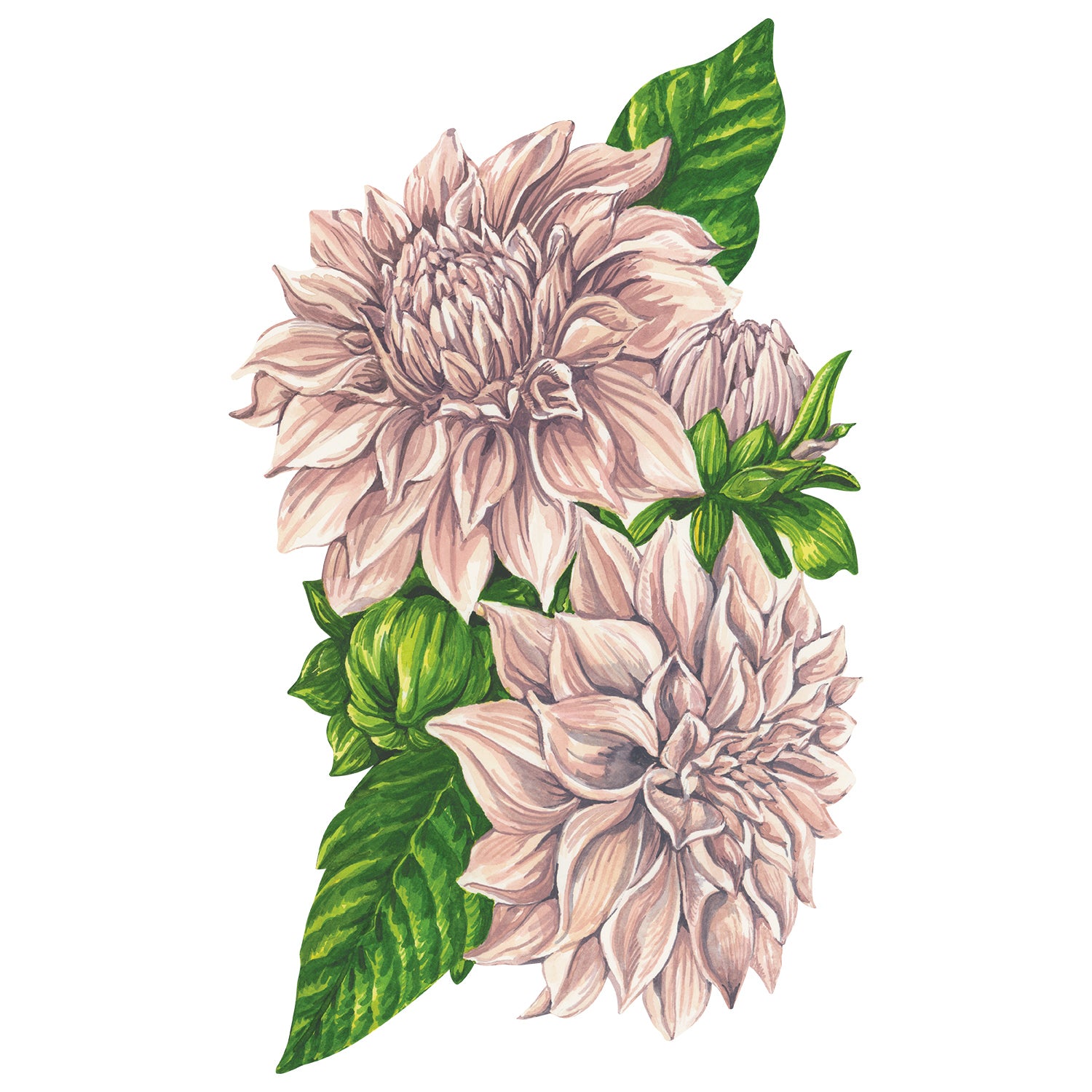Elegant Dahlia Table Accent - Floral Home Decor Centerpiece for Dining Room, Living Room & Wedding Decorations
