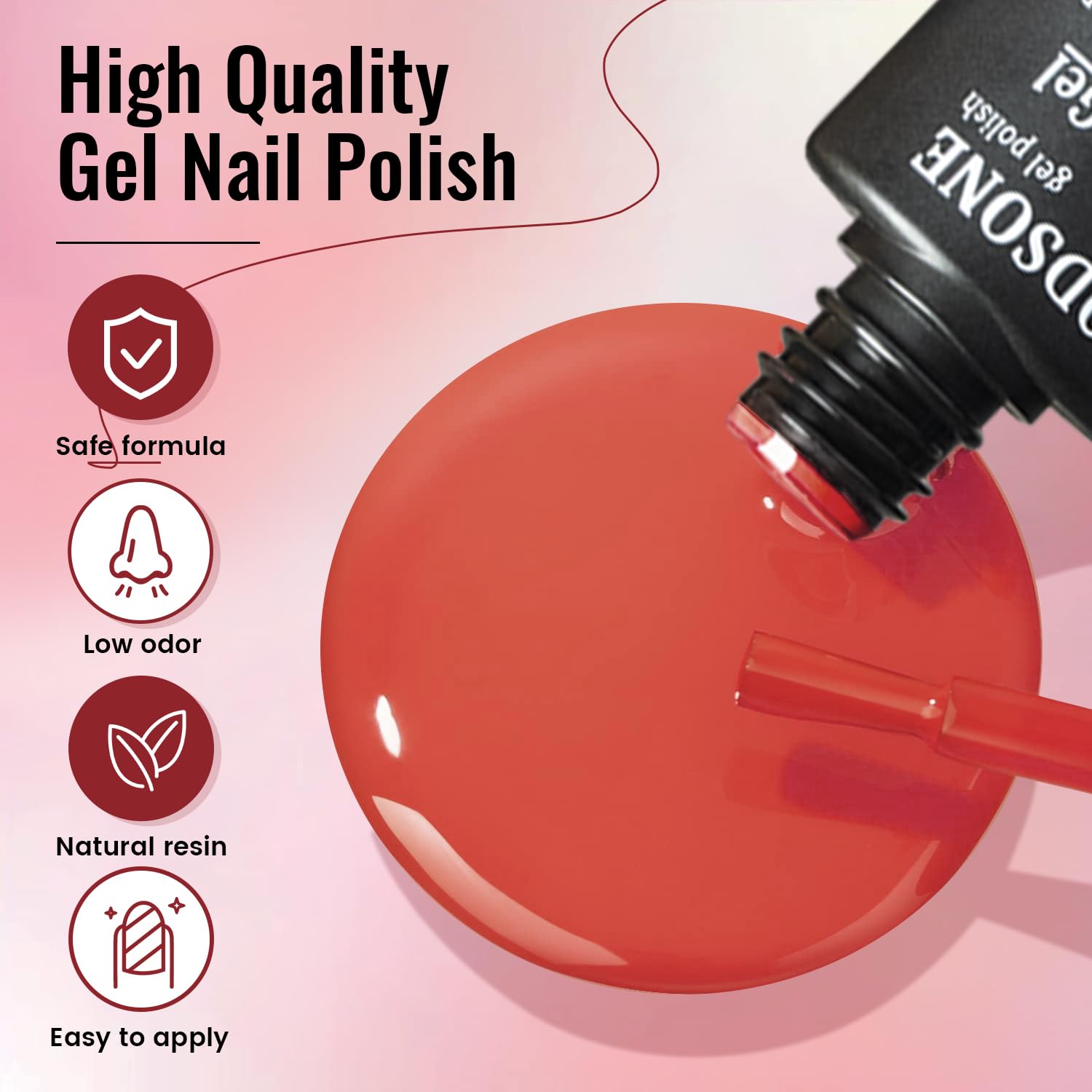 JODSONE 32 Colors Gel Nail Polish Kit with UV Light - 4 Functional Adhesive Bottles, Soak Off Manicure Tools Set for Women | DIY Home Nail Art, Salon Quality Manicure, Perfect Gift for Birthday & Valentine's Day