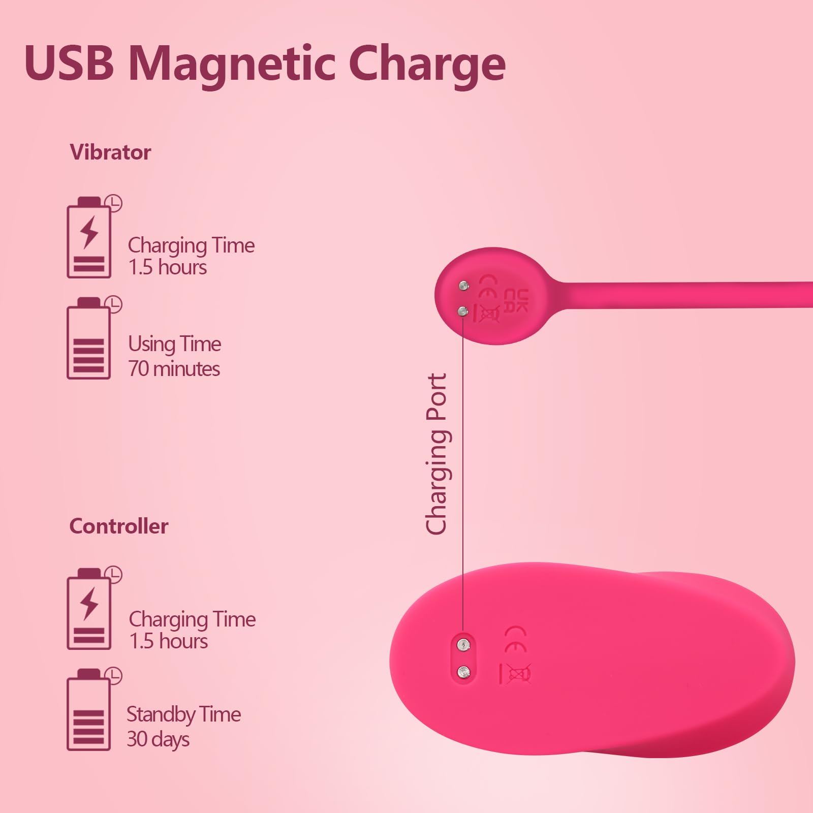 Premium Remote Control Clitoral Vibrator & Anal Plug - 10 Vibration Modes, LCD Display, Rechargeable - Perfect for Couples Play, G-Spot Stimulation & Sensual Exploration - Ideal Gift for Women, Girlfriend, Birthday & Anniversary