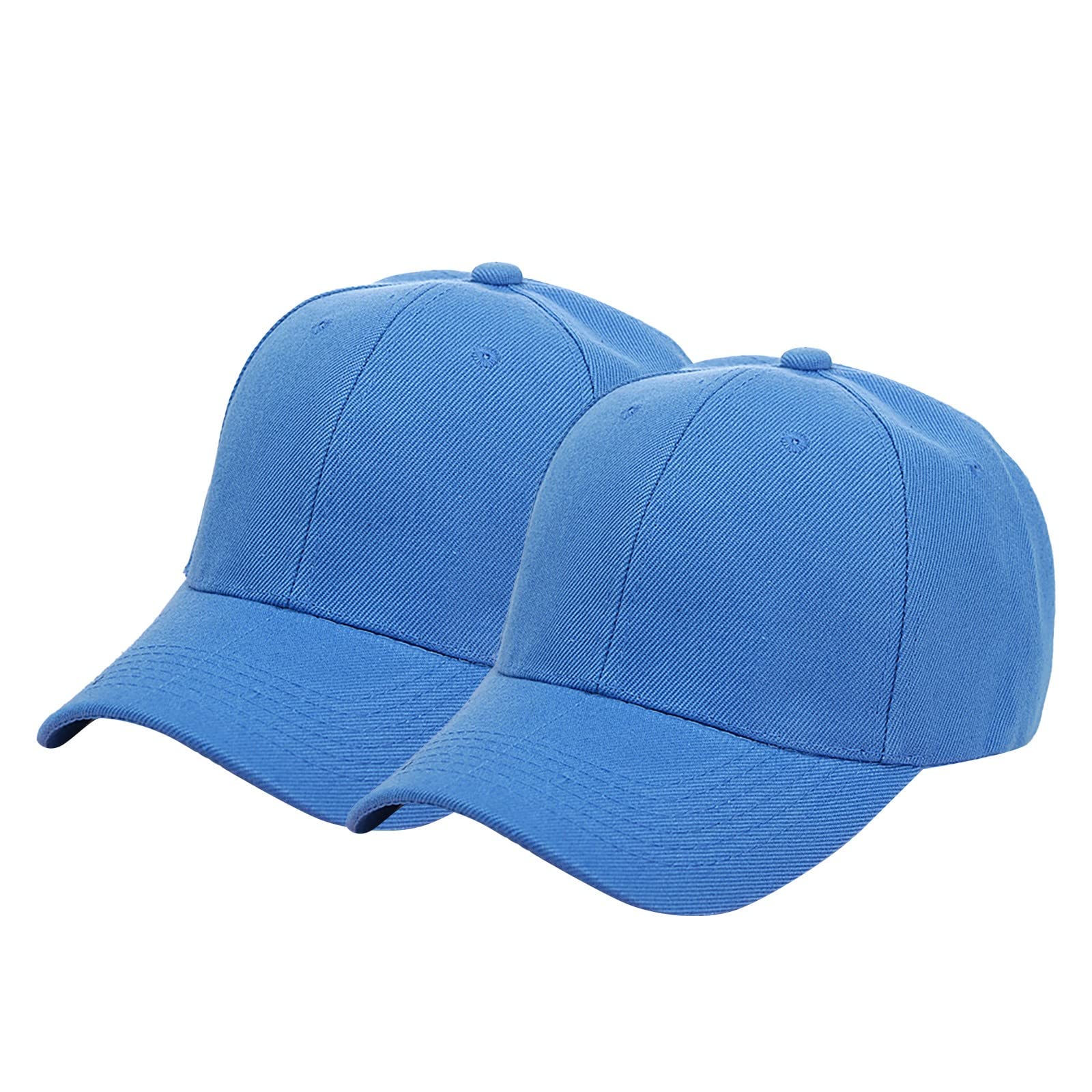 2 Pack Black Mesh Baseball Caps for Men - Breathable Summer Sports Hat for Outdoor Activities, Casual Wear & Athletic Performance