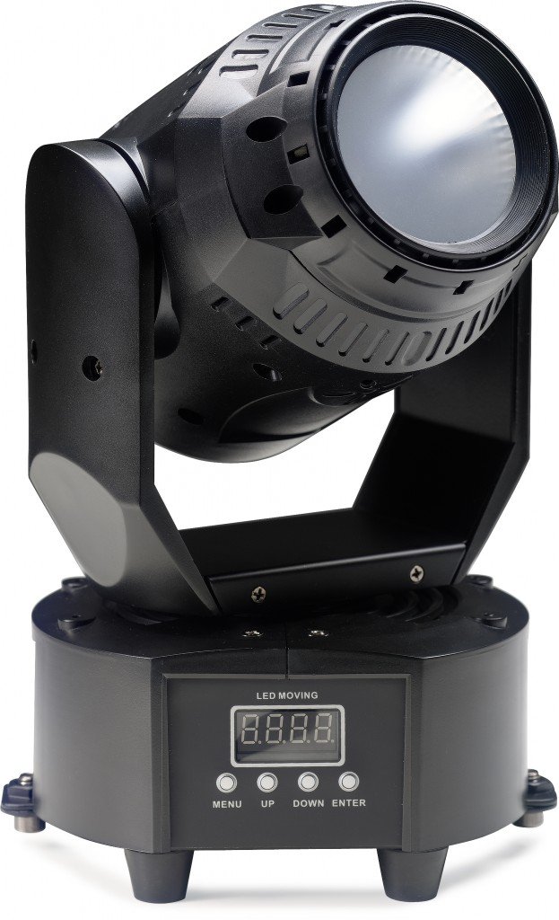 Stagg SLI CYCLOPS60-1 Professional Moving Head Light - 60W LED Stage Lighting for Concerts, DJ Shows & Events - Durable & Bright Spot Light with Smooth Pan/Tilt Movement