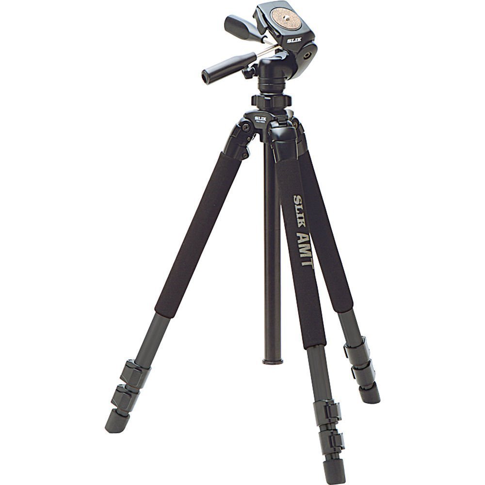SLIK Pro 700 DX Professional Tripod Legs - Heavy Duty Aluminum Camera Tripod for DSLR & Mirrorless Cameras - Black (Perfect for Photography, Videography, Travel & Outdoor Shooting)