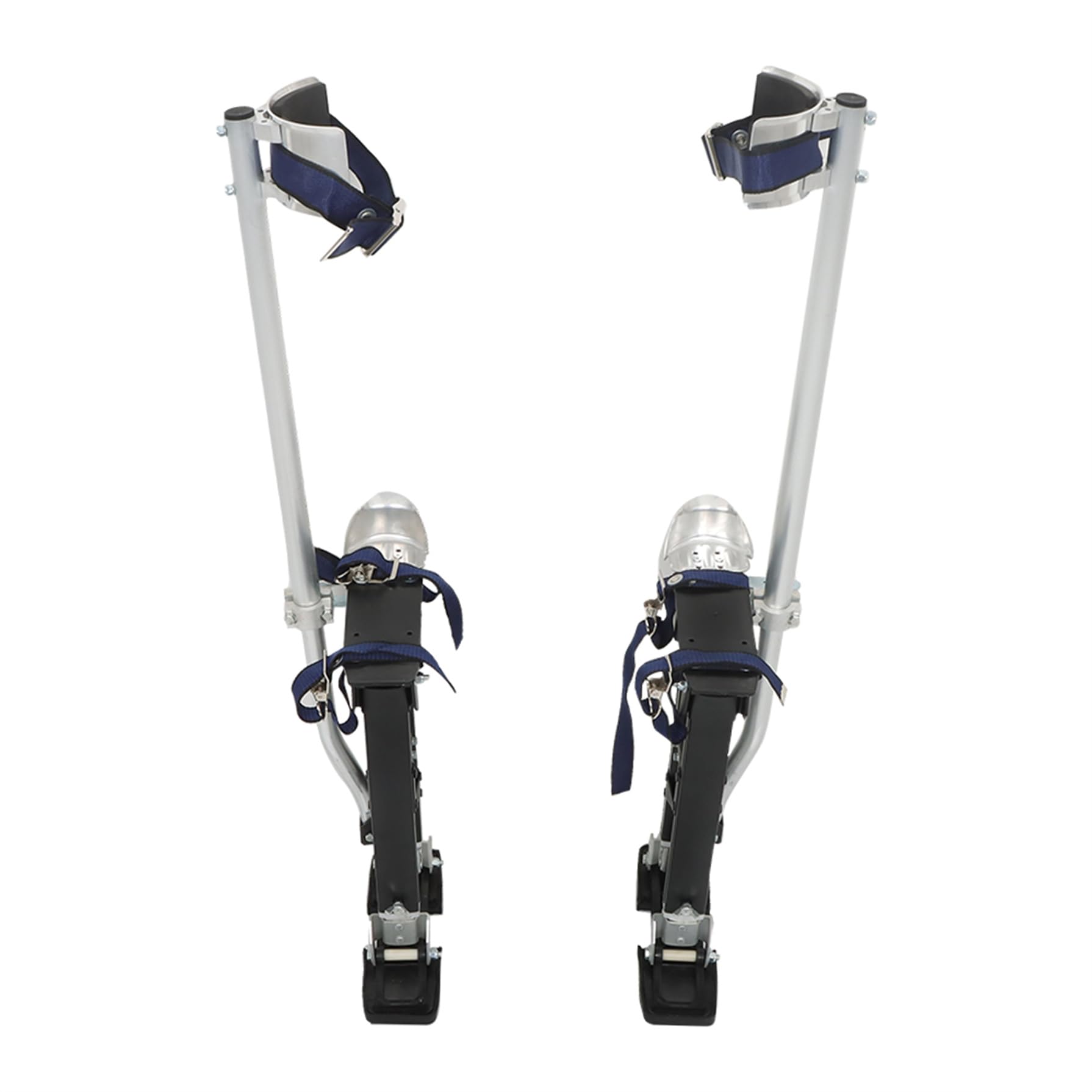 Adjustable Aluminum Drywall Stilts 15-23 Inch - Professional Height-Adjustable Stilts for Painting, Cleaning & High Place Work - Lightweight & Durable Construction (Black) - Perfect for Construction, Maintenance & Ceiling Repairs