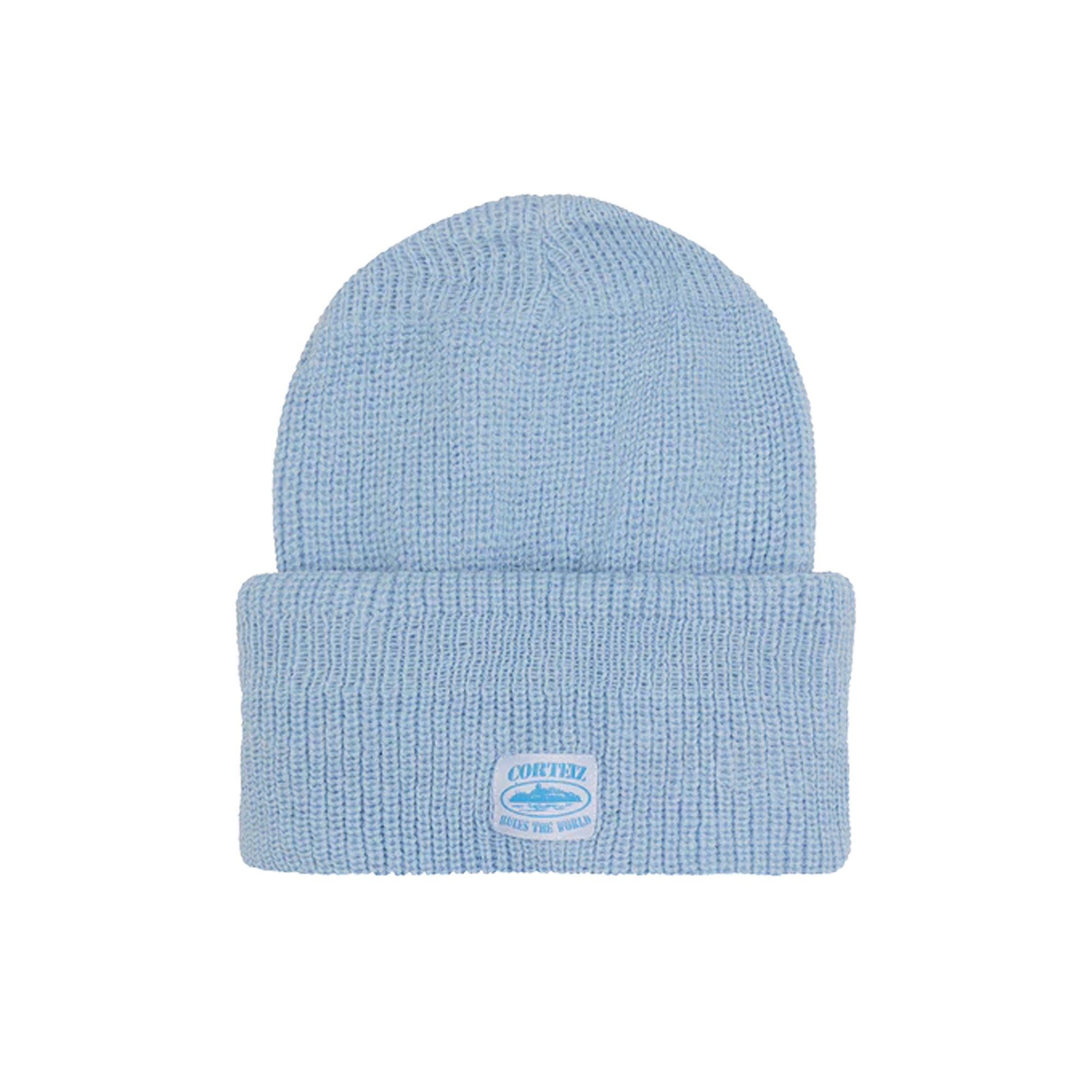 Corteiz Baby Blue Knit Balaclava - Winter Face Mask for Skiing, Snowboarding & Outdoor Activities