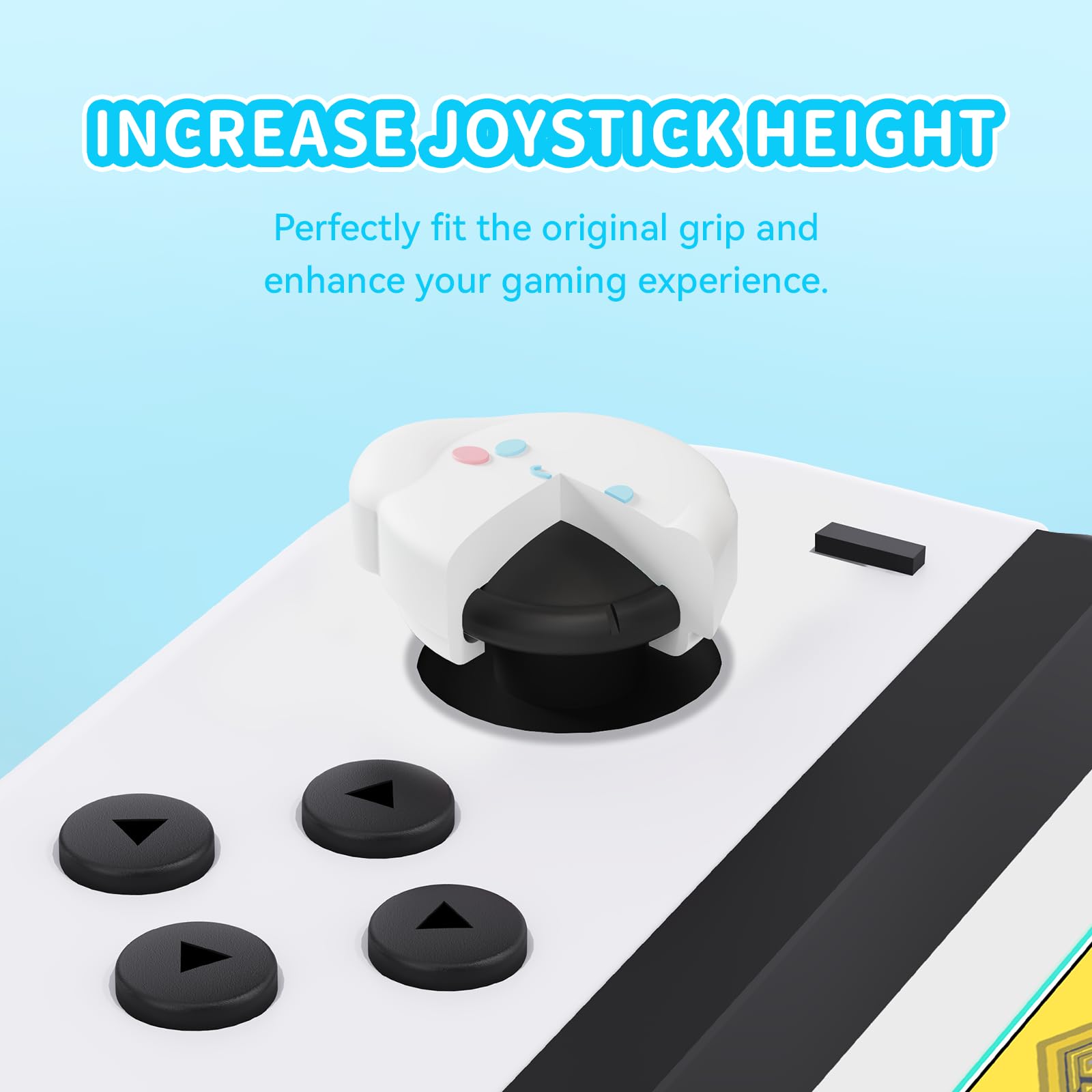 Cute Pocket Monsters Joycon Thumb Grip Caps - Soft Silicone Joystick Cover for Nintendo Switch/OLED/Lite Controller - 4PCS (Cupcakes & Cinnamon Roll Dog) - Perfect for Gaming Comfort and Controller Protection