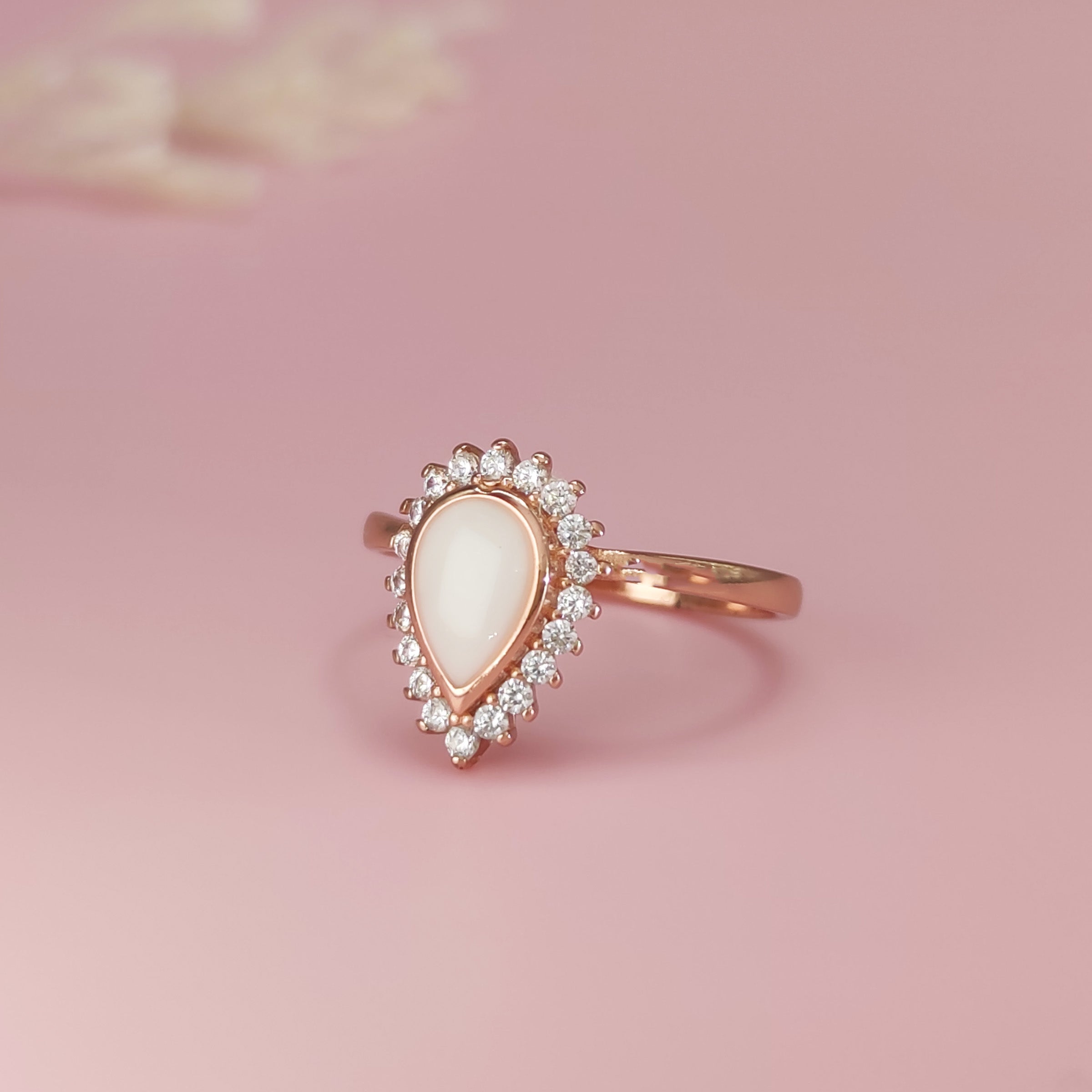 Nurturing Drop Breastmilk Ring - 925 Sterling Silver Nursing Jewelry for Breastfeeding Moms - Perfect for Mother's Day, Baby Shower Gifts & Everyday Wear