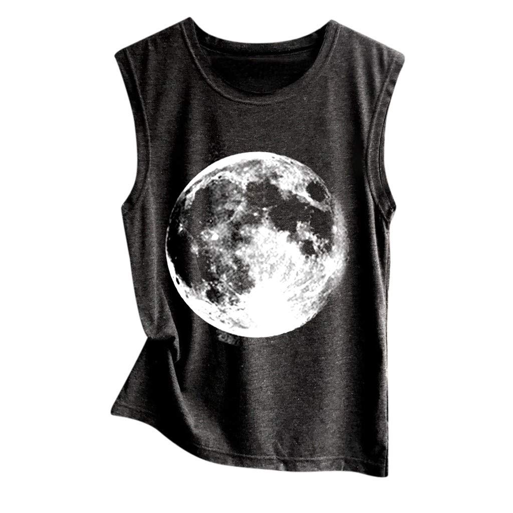Vedolay Women's Printed Sleeveless Crop Tank Top - Soft Loose Fit Workout Blouse & Fashion Tee for Yoga, Gym, Summer Outfits and Casual Wear