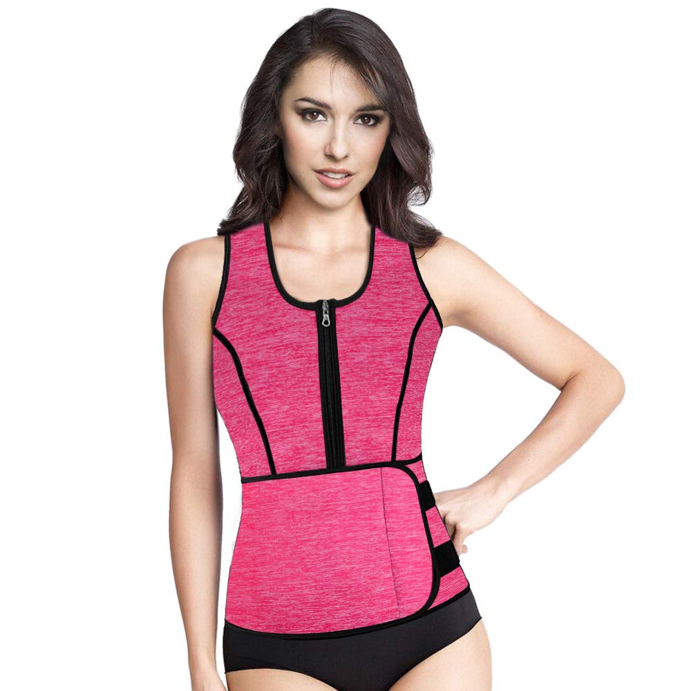 Women's Slimming Sweat Vest - Waist Trainer Body Shaper for Weight Loss & Toning - Perfect for Workouts, Gym & Everyday Wear