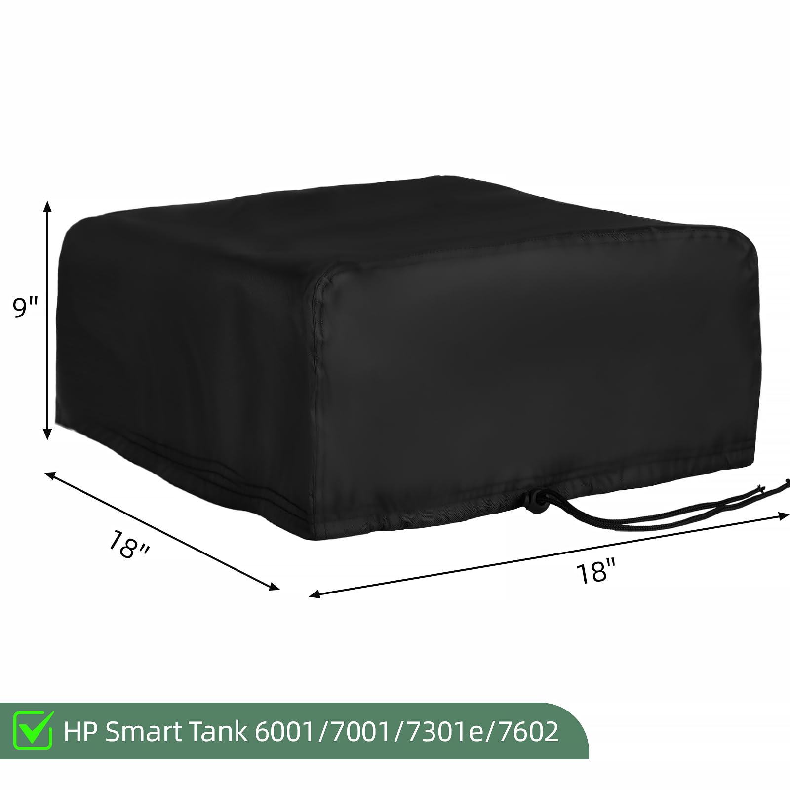 Waterproof Printer Dust Cover Compatible with HP Smart Tank 6001/7001/7301e/7602 Printers - 18 x 18 x 9 Inch - Perfect for Home & Office Printer Protection