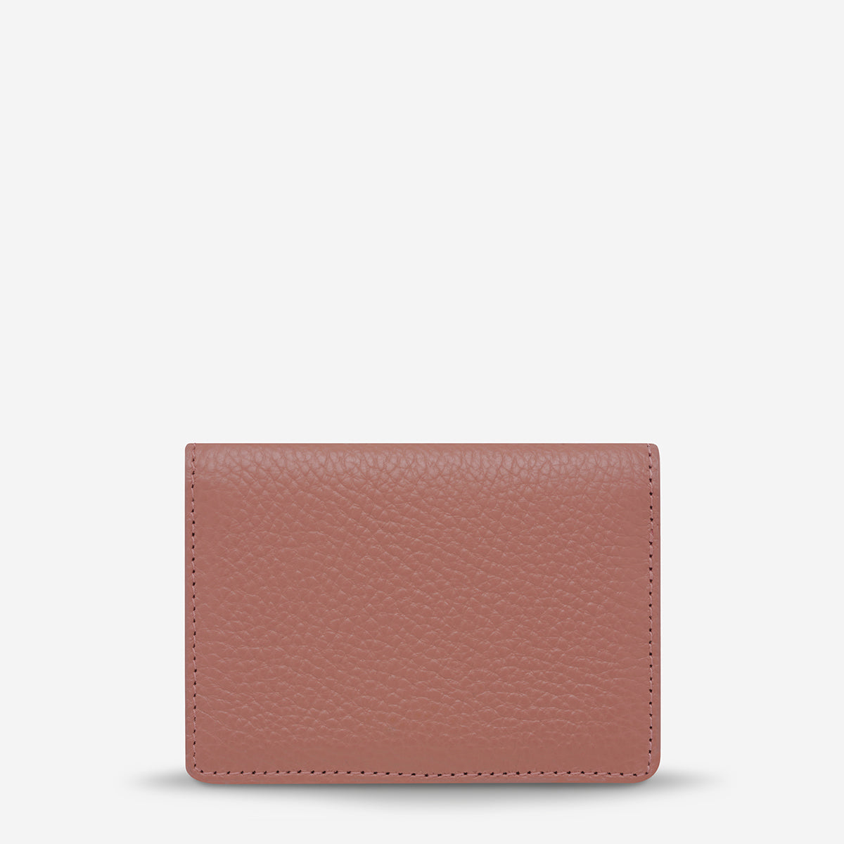 Easy Does It Wallet for Women - Slim RFID Blocking Minimalist Leather Card Holder (Dusty Rose) | Perfect for Travel, Everyday Use & Gift Giving