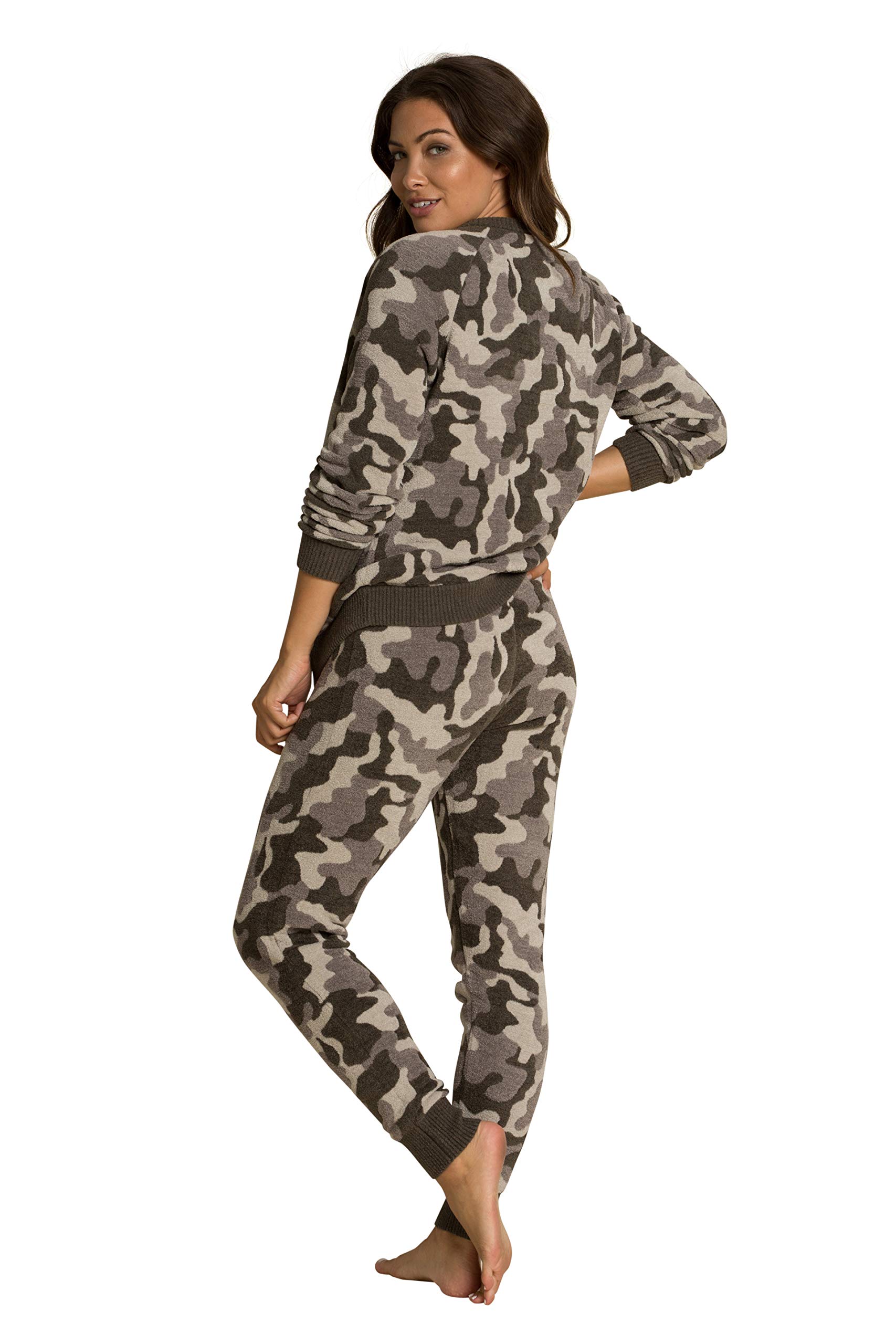 Barefoot CozyChic Ultra Lite Camo Joggers for Women - Lightweight Workout Pants, Yoga Running Lounge Pants - Perfect for Gym, Yoga, Running & Casual Wear