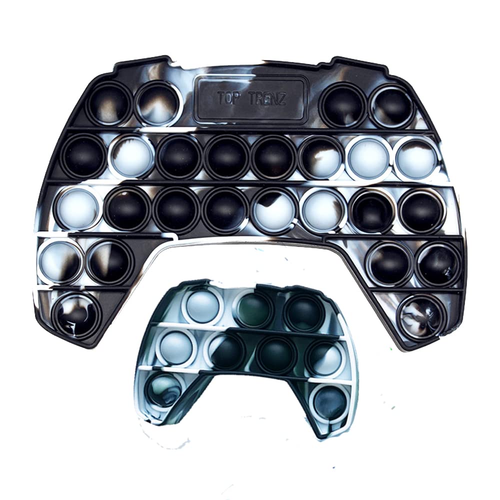 Top Trenz OMG Pop Fidget Bubble Sensory Toy for Stress Relief & Anxiety - Game Controller Design Board Game for Kids & Adults - Perfect for Office, School, Travel & ADHD Focus