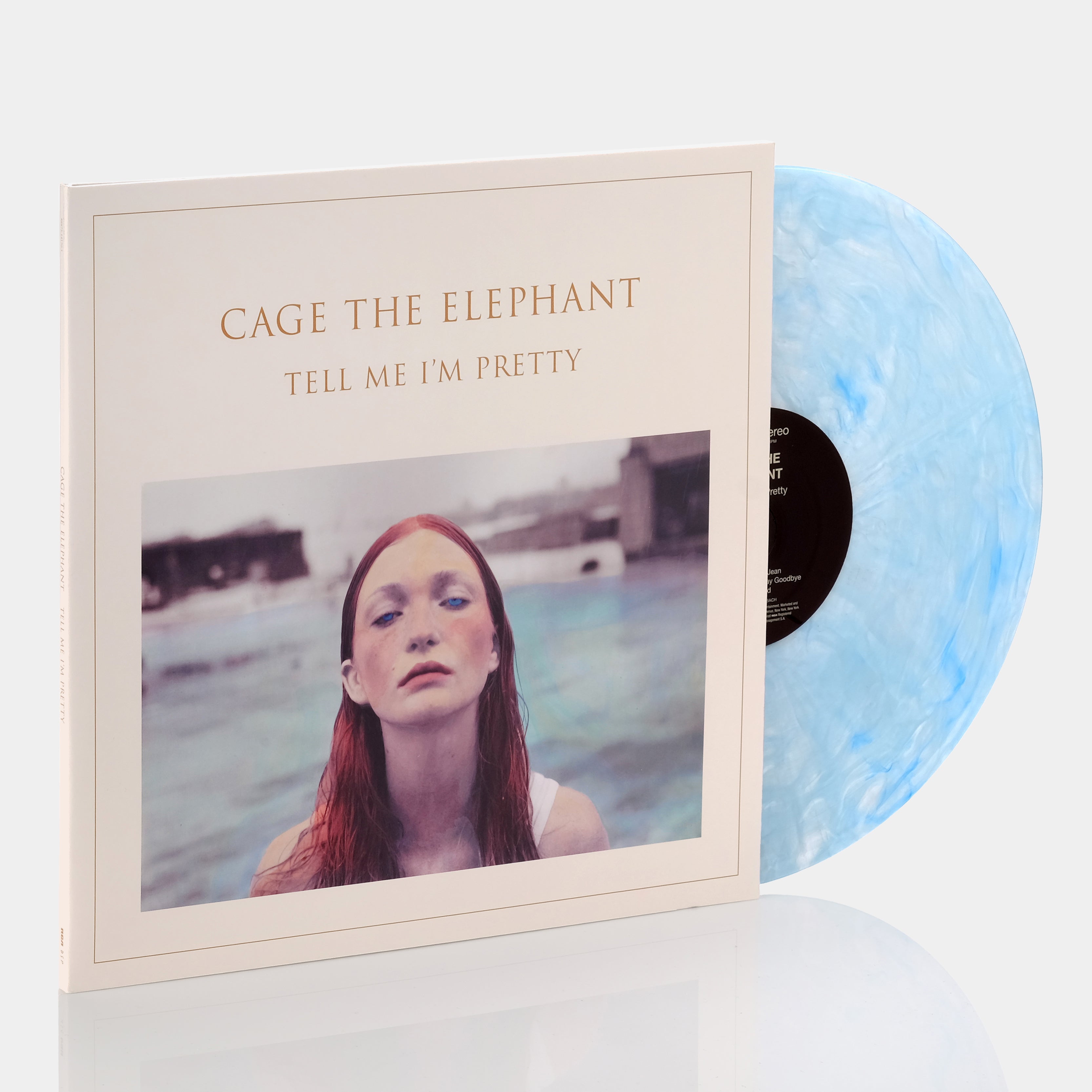 Cage The Elephant - Tell Me I'm Pretty LP Clear Blue Smoky Swirl Vinyl Record | Limited Edition Collectible Vinyl | Perfect for Music Lovers & Vinyl Collectors | Great for Home Listening, Gifts & Music Collections
