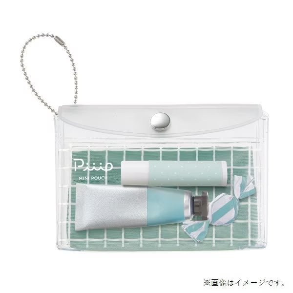 KOKUYO Piiip Mini Pouch - Compact & Stylish Zipper Pouch for Stationery, Cosmetics & Travel Essentials | Perfect for School, Office & Daily Organization