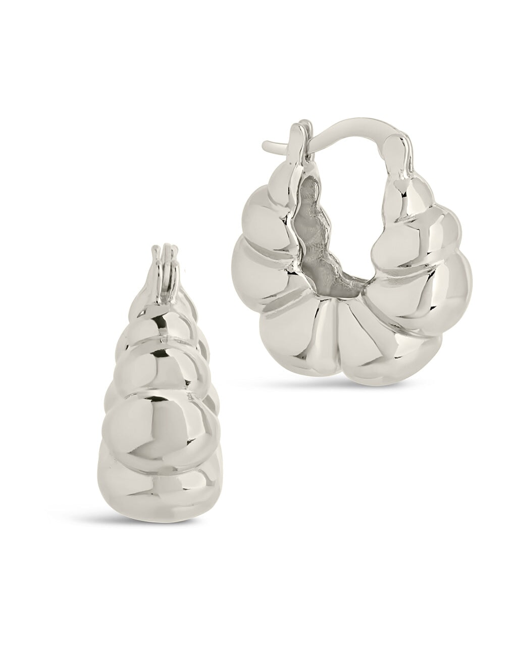 Petite Croissant Hoop Earrings - Dainty Gold & Silver French Pastry Jewelry for Women | Perfect for Everyday Wear, Date Nights & Gift Giving