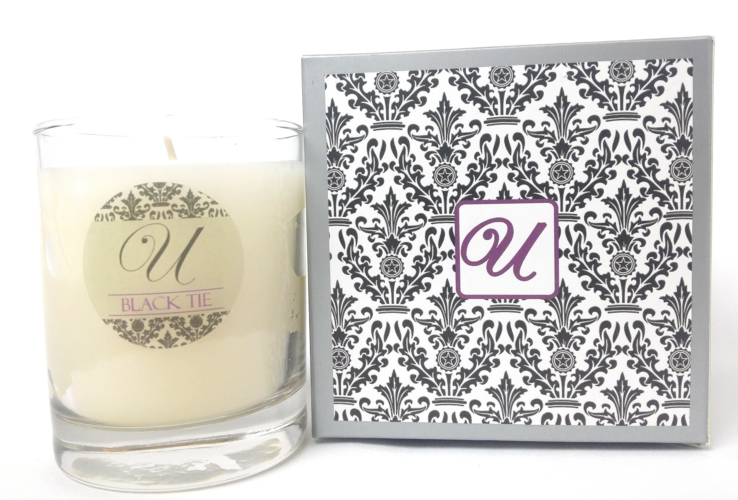 Premium Jewelry Candles with Hidden Rings & Gifts Inside - Luxury Scented Candles for Men & Women - Surprise Gift Candles Valued $10-$10,000 - Perfect for Birthdays, Anniversaries & Romantic Gifts - Black Tie 8oz Soy Candle for Home Decor & Special Occasions