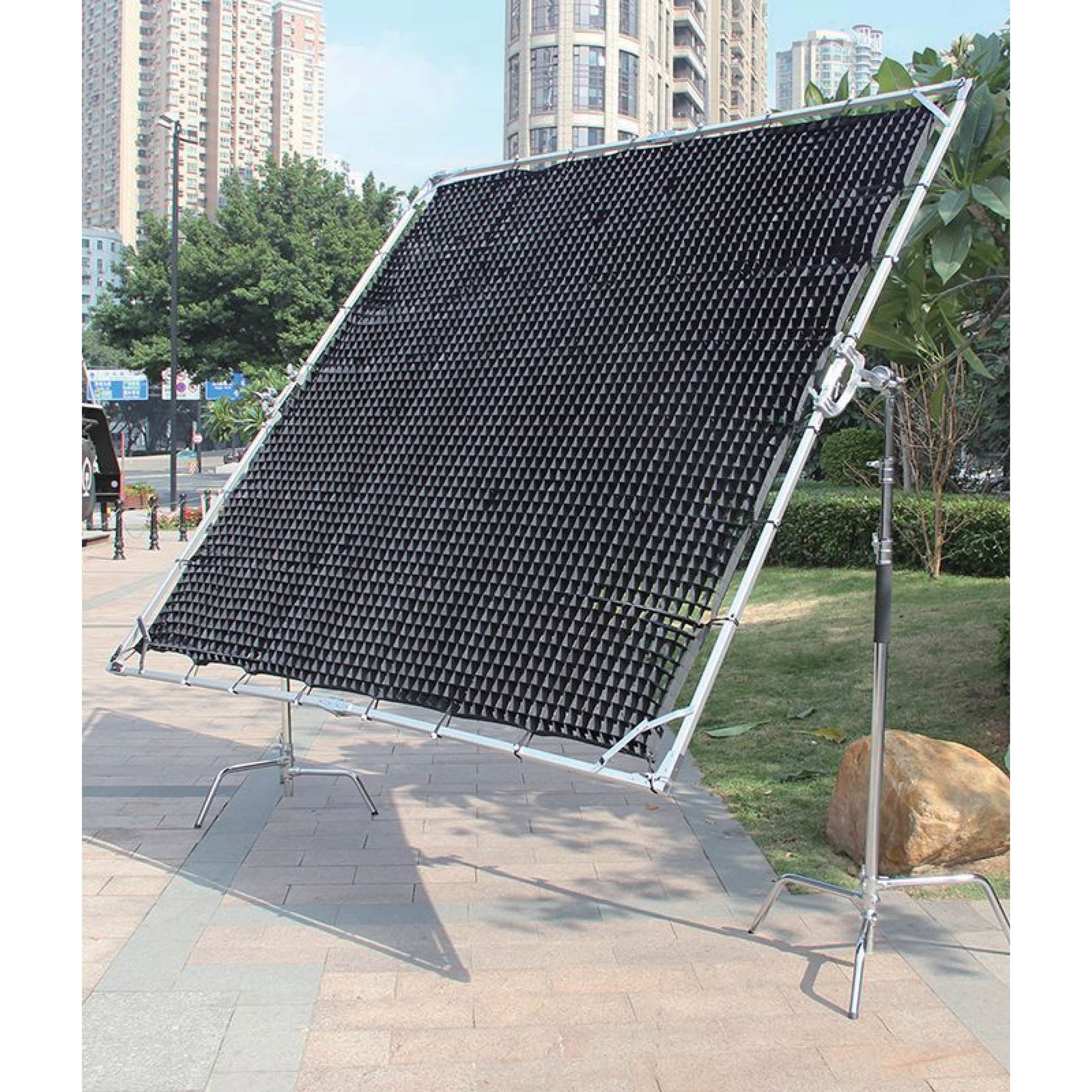 240x240cm Butterfly Frame Scrim Diffuser Soft Grid (4x4cm Grid Only) - Perfect for Photography, Videography & Studio Lighting Control
