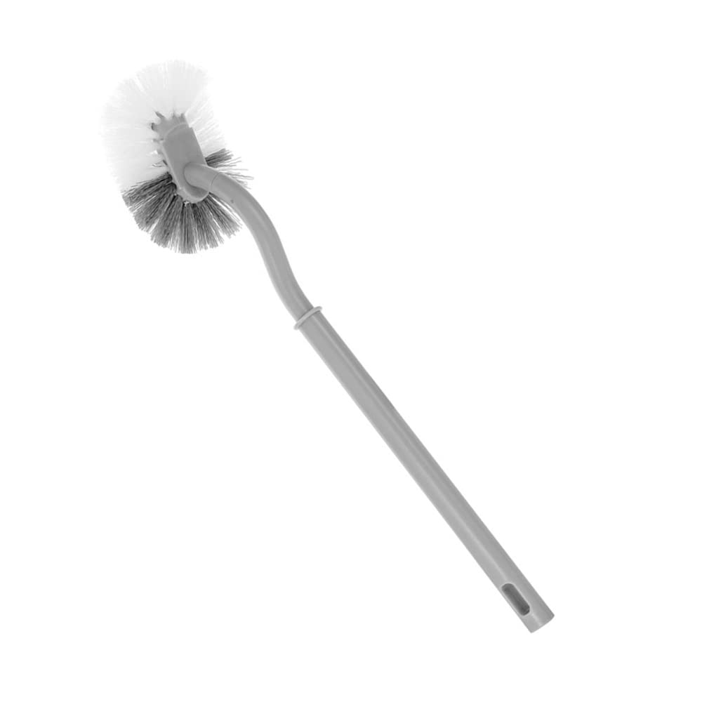 Durable Long-Handle Toilet Brush with Soft Bristles - Wall Mounted Bathroom Cleaning Tool for Home, Dorm, and Public Restrooms | Multi-Purpose Sanitary Accessory for Toilet, Sink, and Shower Cleaning