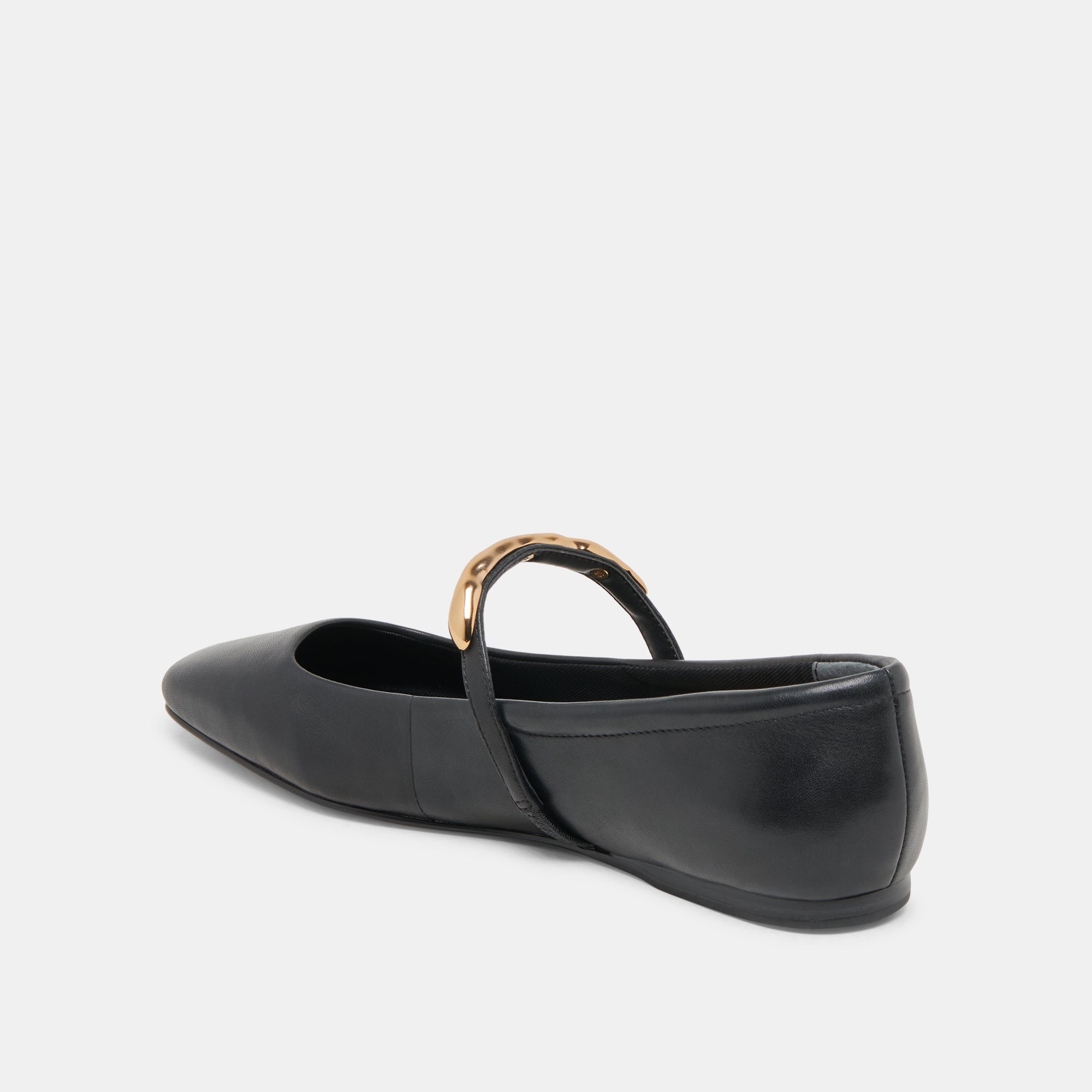 RADYA Women's Ballet Flats - Genuine Black Leather Slip-On Shoes for Comfort & Style | Perfect for Work, Casual Wear & Travel