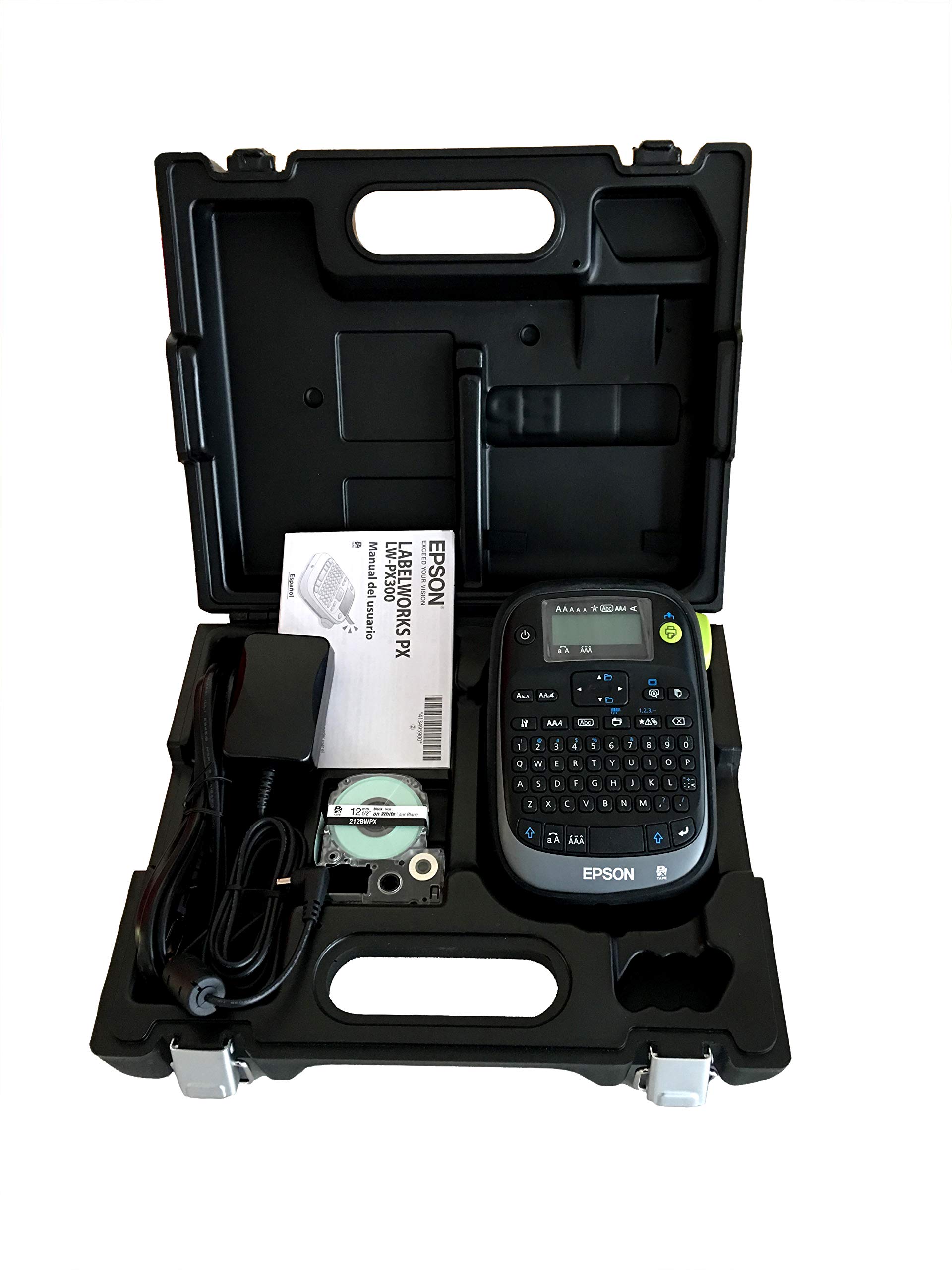 Epson LW-PX300 Hard Plastic Carrying Case - Durable Protective Cover for LWCS1000 Label Printer | Perfect for Office, Warehouse & Retail Labeling Needs