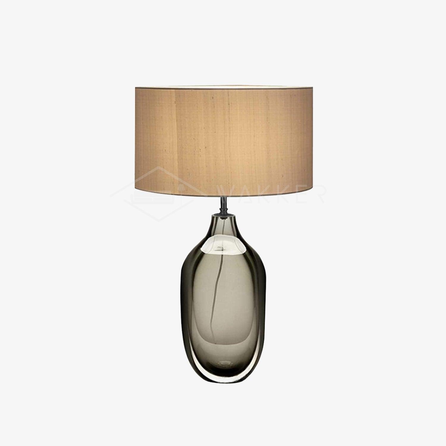 Elegant Glazed Crystal Table Lamp - Modern Home Decor for Living Room, Bedroom & Office - Perfect for Ambient Lighting & Stylish Interior Design