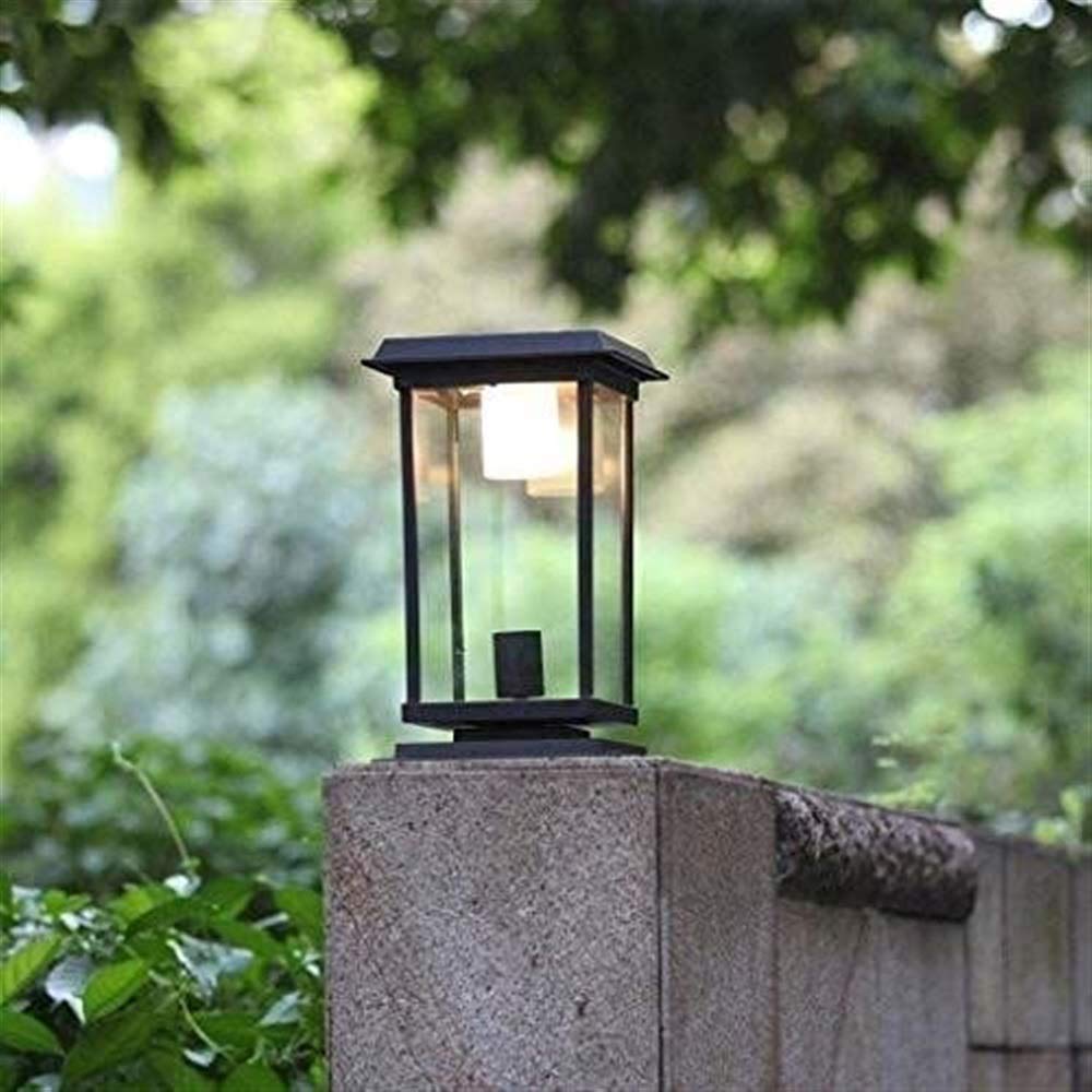 Solar Powered LED Outdoor Column Lights - Waterproof Pillar Lights for Villa, Courtyard, Fence, Wall & Gate - Perfect for Yard, Patio, Walkway & Pathway Lighting - Ideal for Home Security & Landscape Decoration
