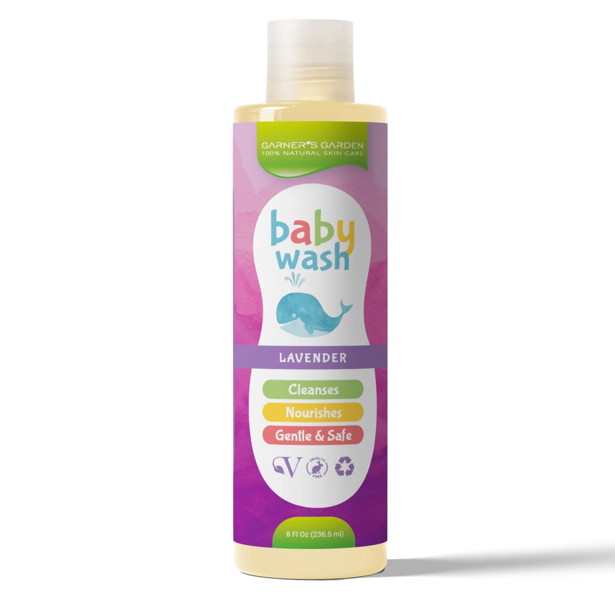 Organic Baby Wash for Sensitive Skin - Gentle & Natural Baby Shampoo & Body Wash - Hypoallergenic, Tear-Free, Sulfate-Free - Perfect for Newborns & Toddlers - Ideal for Bath Time & Daily Cleansing