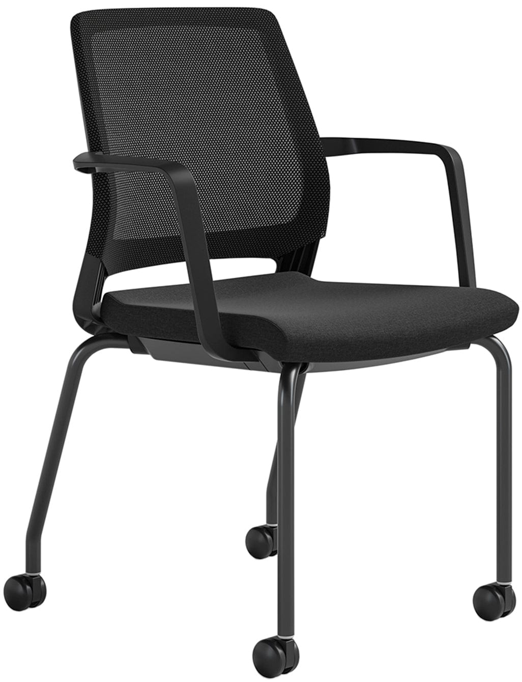 Safco Medina™ Guest Chair Set of 2 - Ergonomic Office Visitor Chairs with Padded Seat [Model 6829] - Perfect for Reception Areas, Conference Rooms & Home Offices