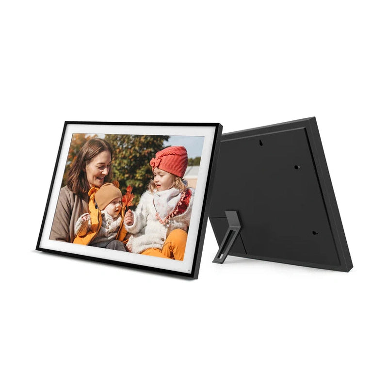 Aluratek 19 Inch WiFi Digital Picture Frame with Touchscreen - Display Family Photos, Share Memories Wirelessly - Perfect for Home, Office, or Gift Giving