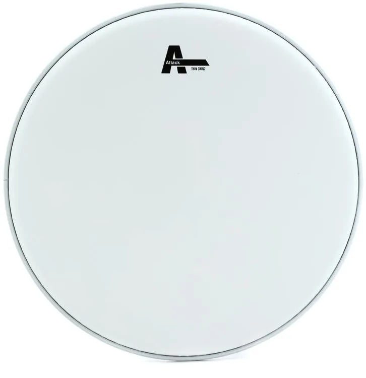 Attack 14 Inch Thin Skin 2 Coated Drumhead - Premium Drum Head for Snare Drums, Perfect for Recording Studios & Live Performances