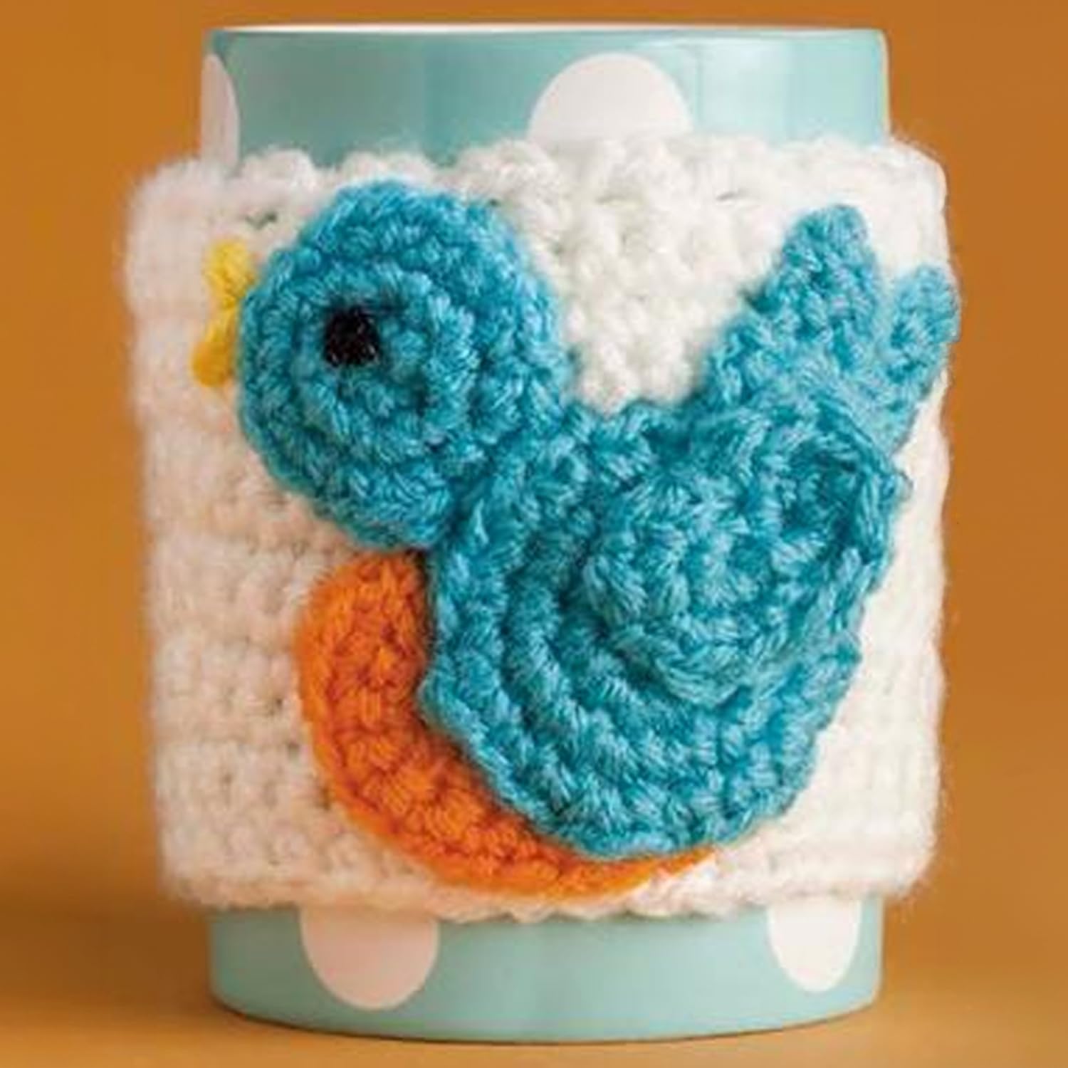 Leisure Arts Cup Cozies Crochet Book - Easy Crochet Patterns for Beginners | DIY Mug Cozy & Drink Holder Projects for Home & Gifts