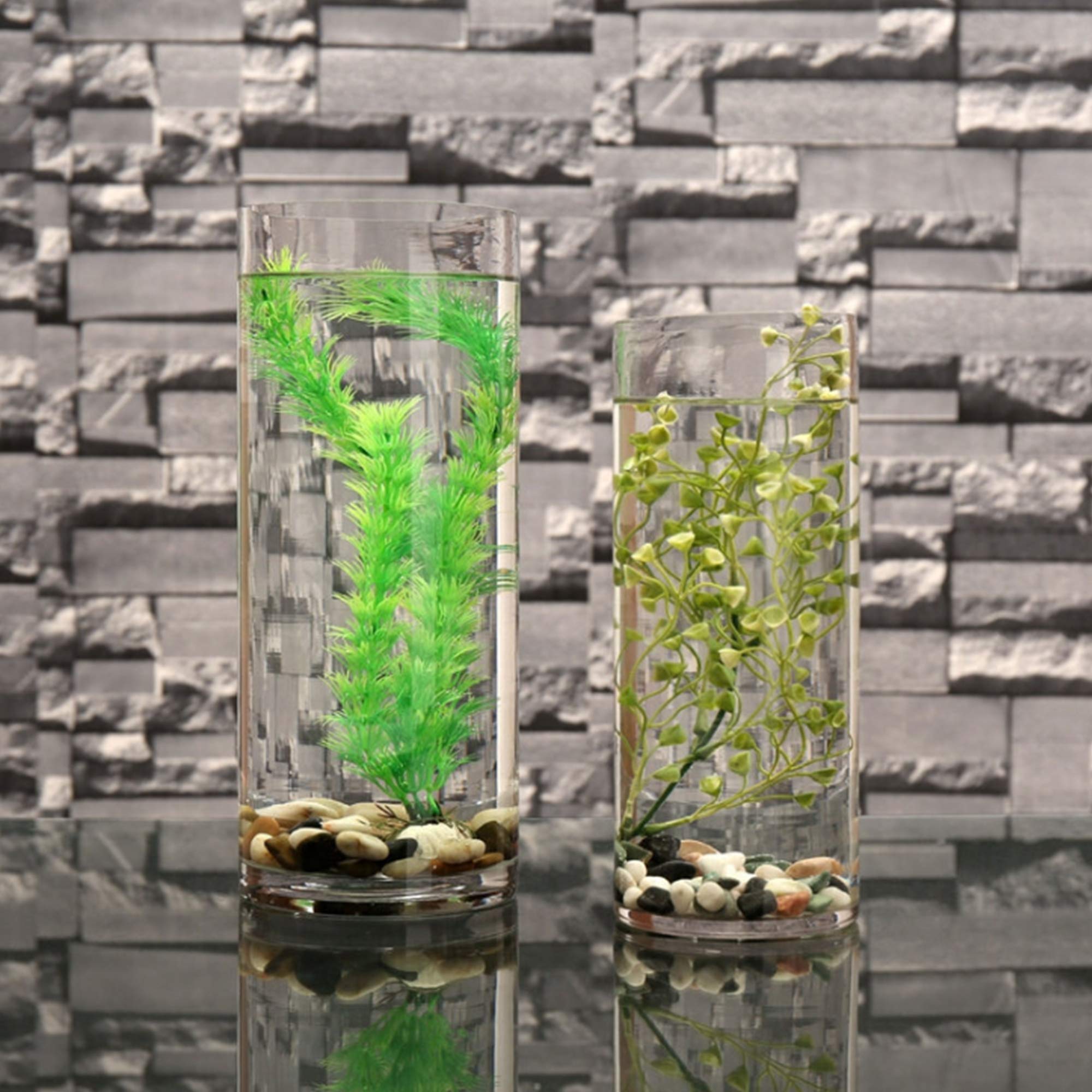 WGV Clear Cylinder Glass Vase - 7