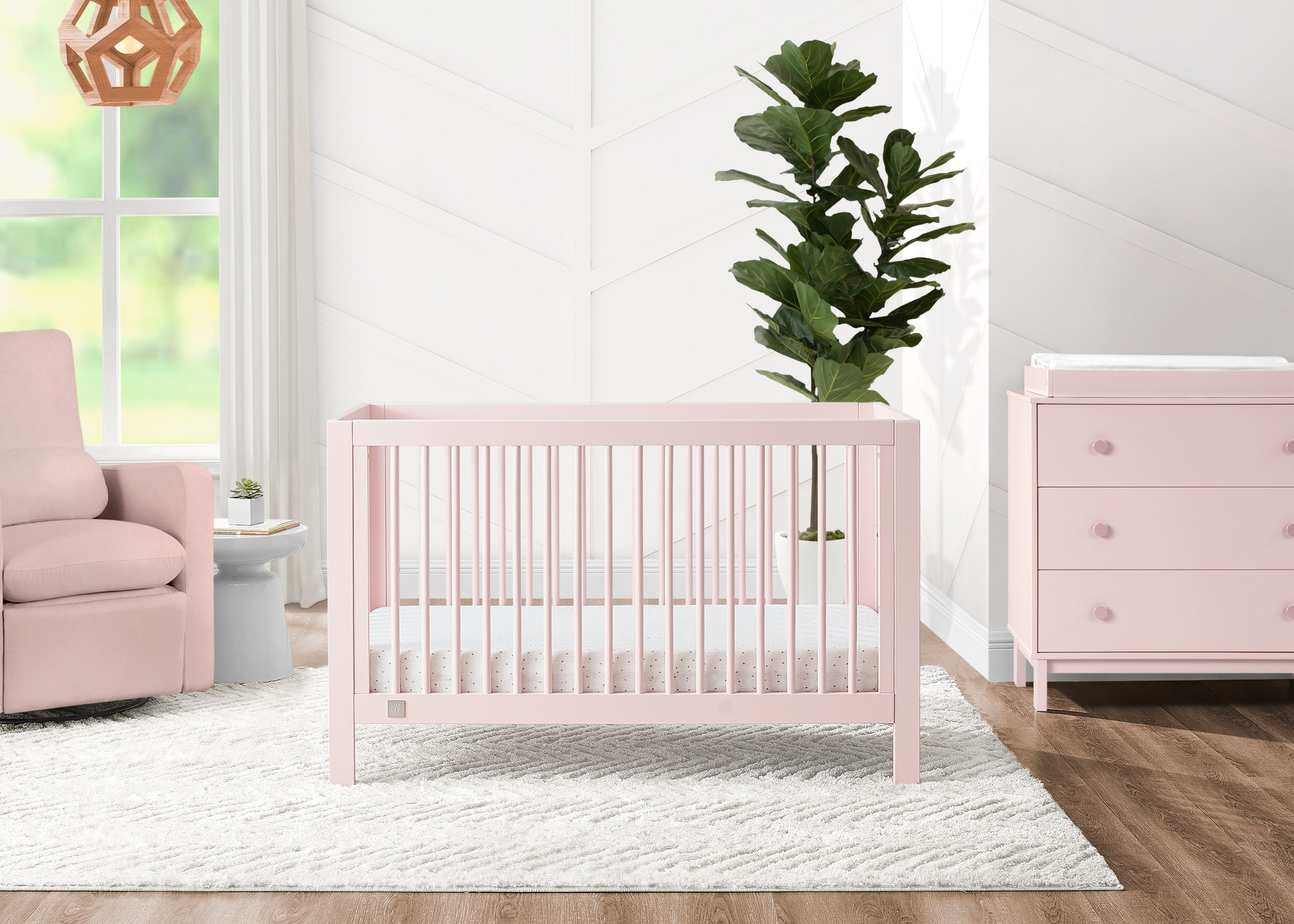 babyGap Charlie 6-in-1 Convertible Crib - Toddler Bed & Daybed - Safe Nursery Furniture for Newborn to Teen - Perfect for Baby Rooms & Daycare Centers