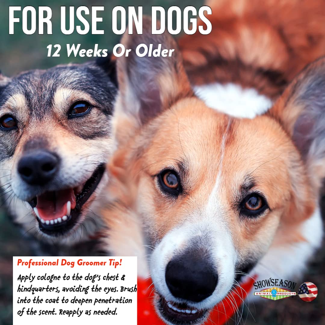 3-Pack Long Lasting Pet Perfume for Dogs - Dog Gone Fresh, Rainshower & Spring Rain Scents | USA Made Deodorizing Cologne for Puppies & Adult Dogs | Perfect for Grooming, Travel & Daily Freshening